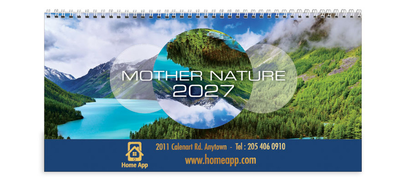 PCA 3790 Mother Nature Deluxe Desk Calendar