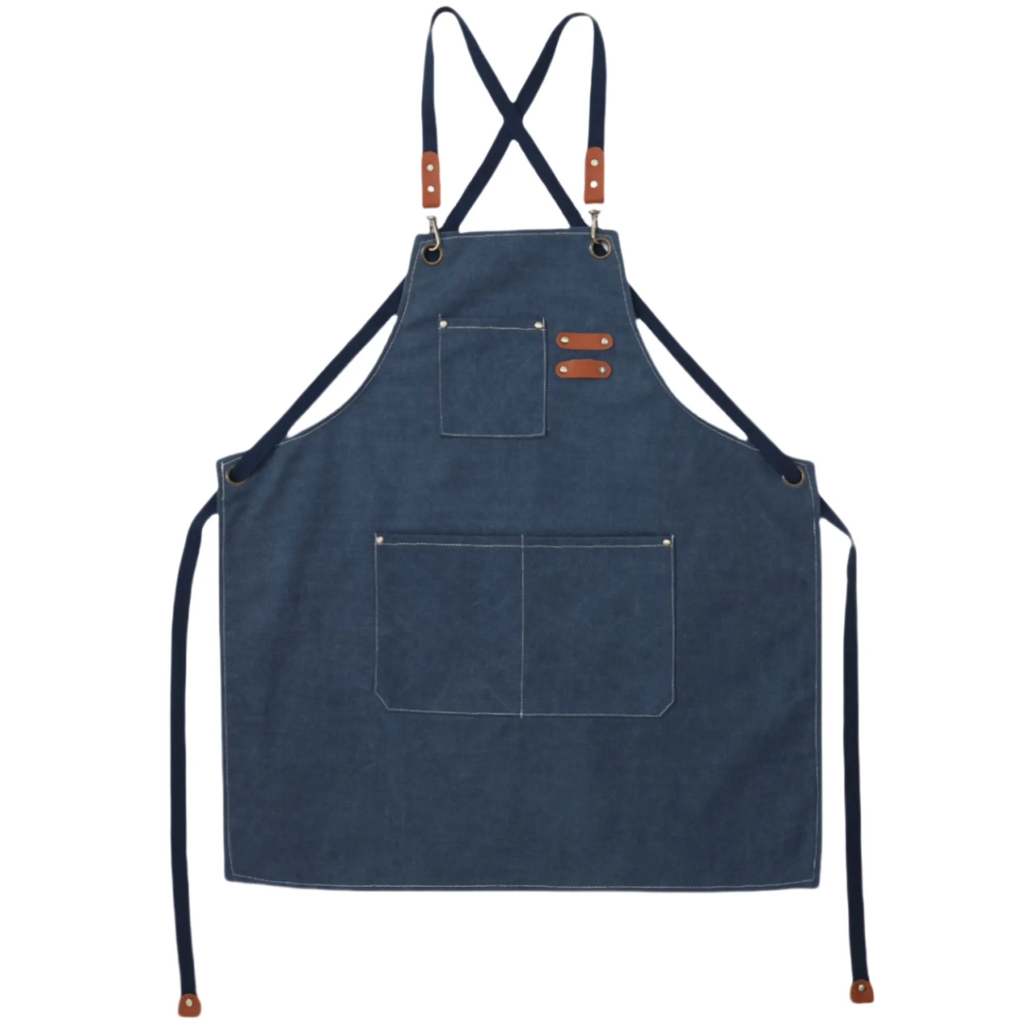 Adjustable Denim Bib Work Apron 21