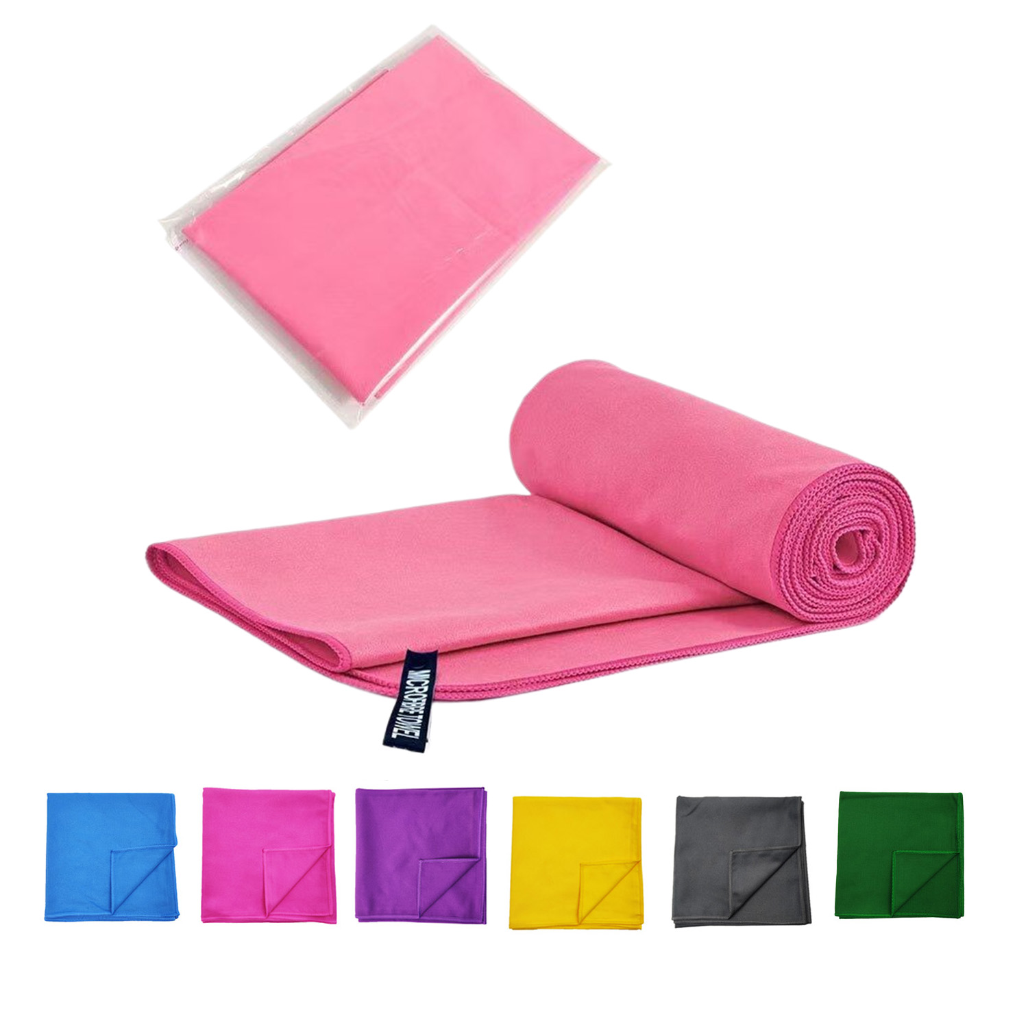15" x 31" Microfiber Quick-Drying Beach Towel 4