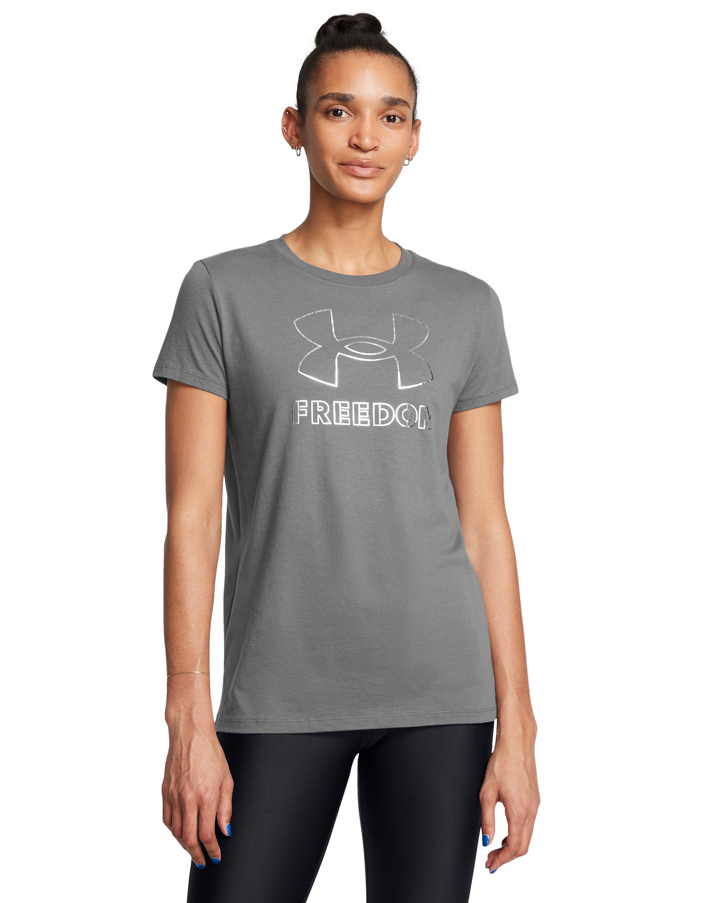 UA Freedom Big Logo Foil Women's T-Shirt 7
