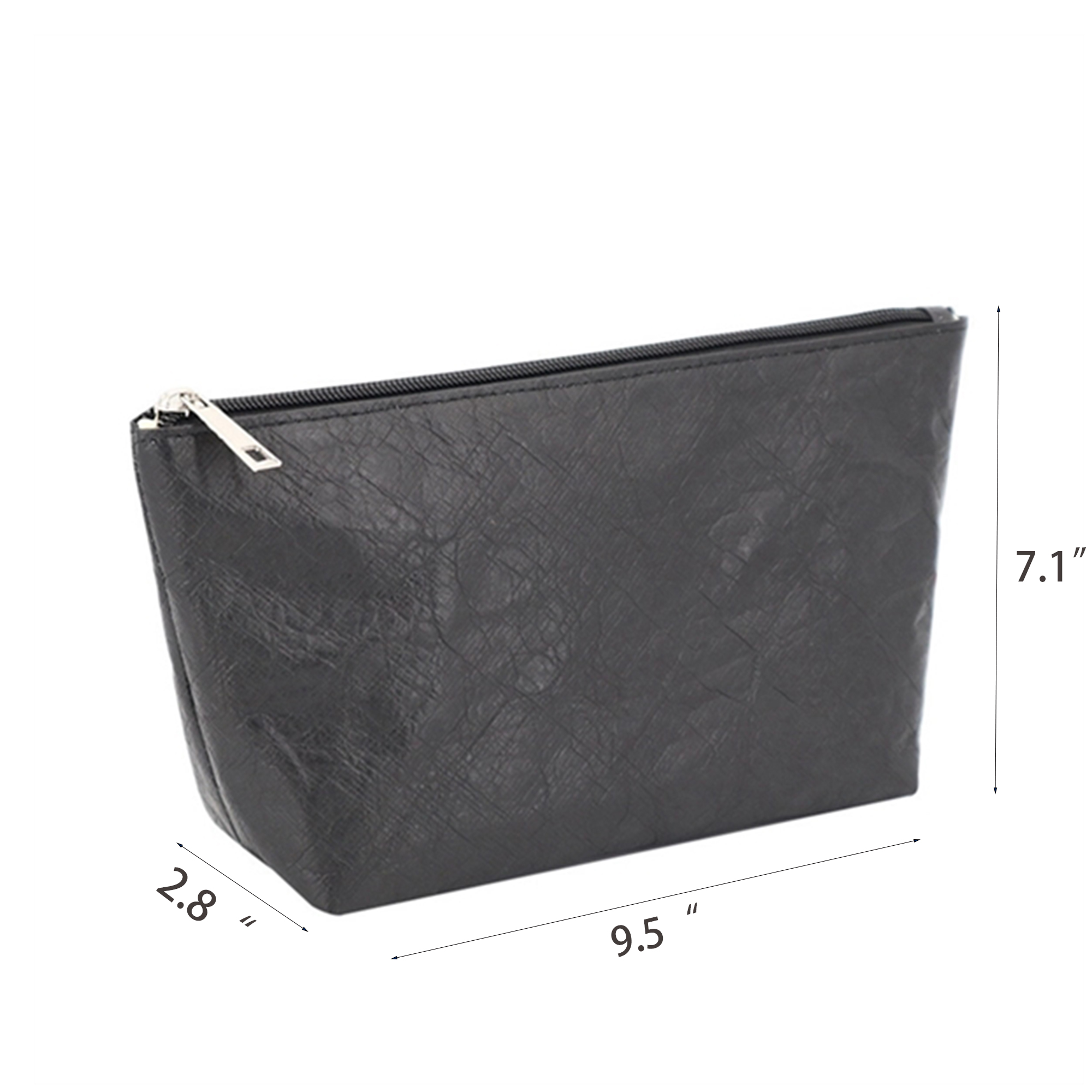 Reusable Dupont Paper Toiletry Bag Zipper Organizer 8