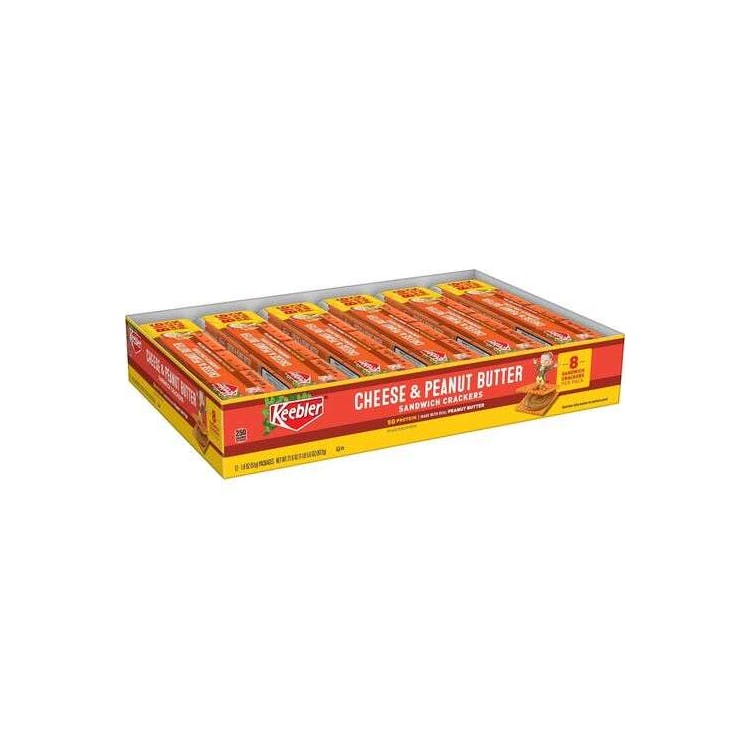 Keebler Crackers - Cheese & Peanut Butter 1.80 oz 12 Pack 2