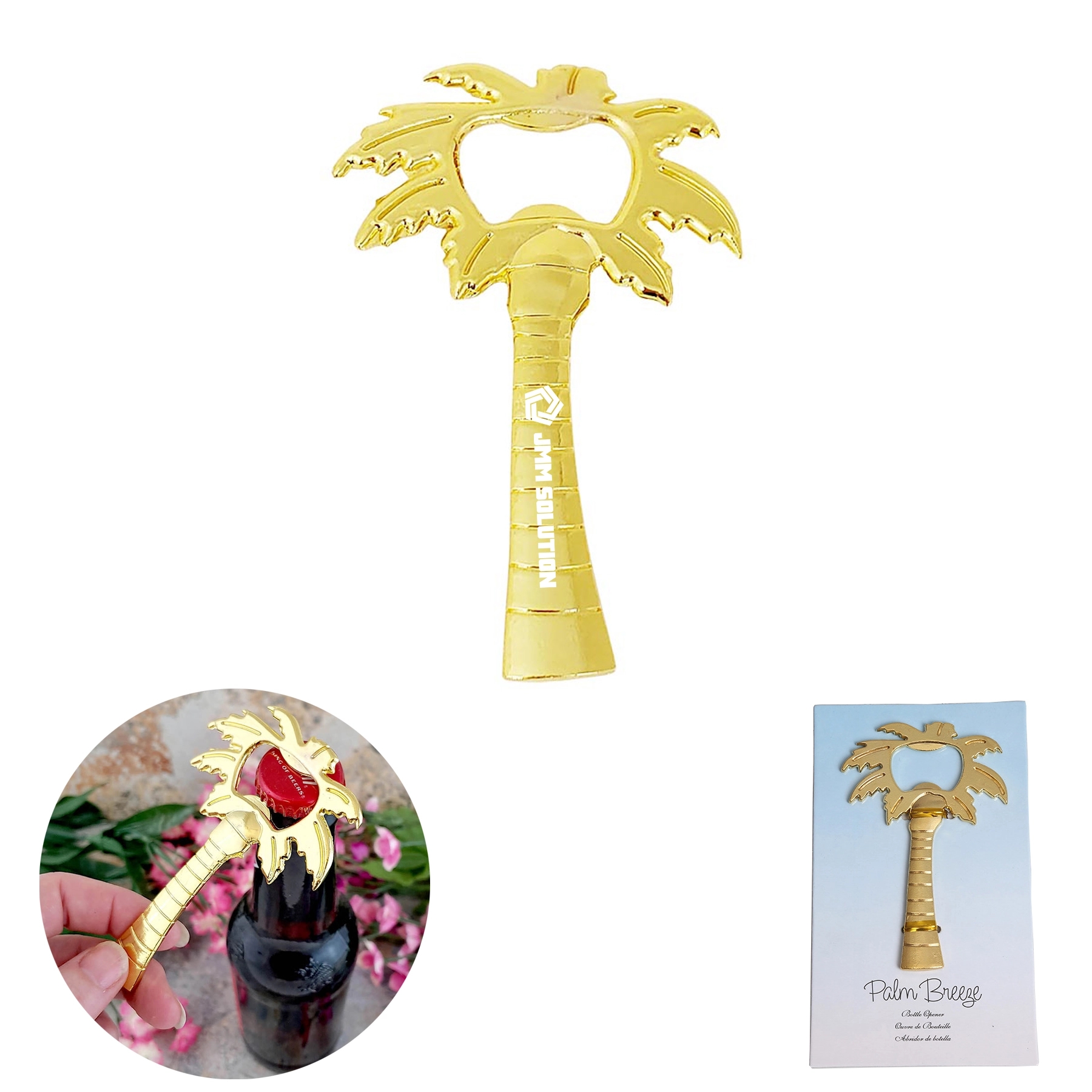 Coconut Palm Tree Shaped Bottle Opener