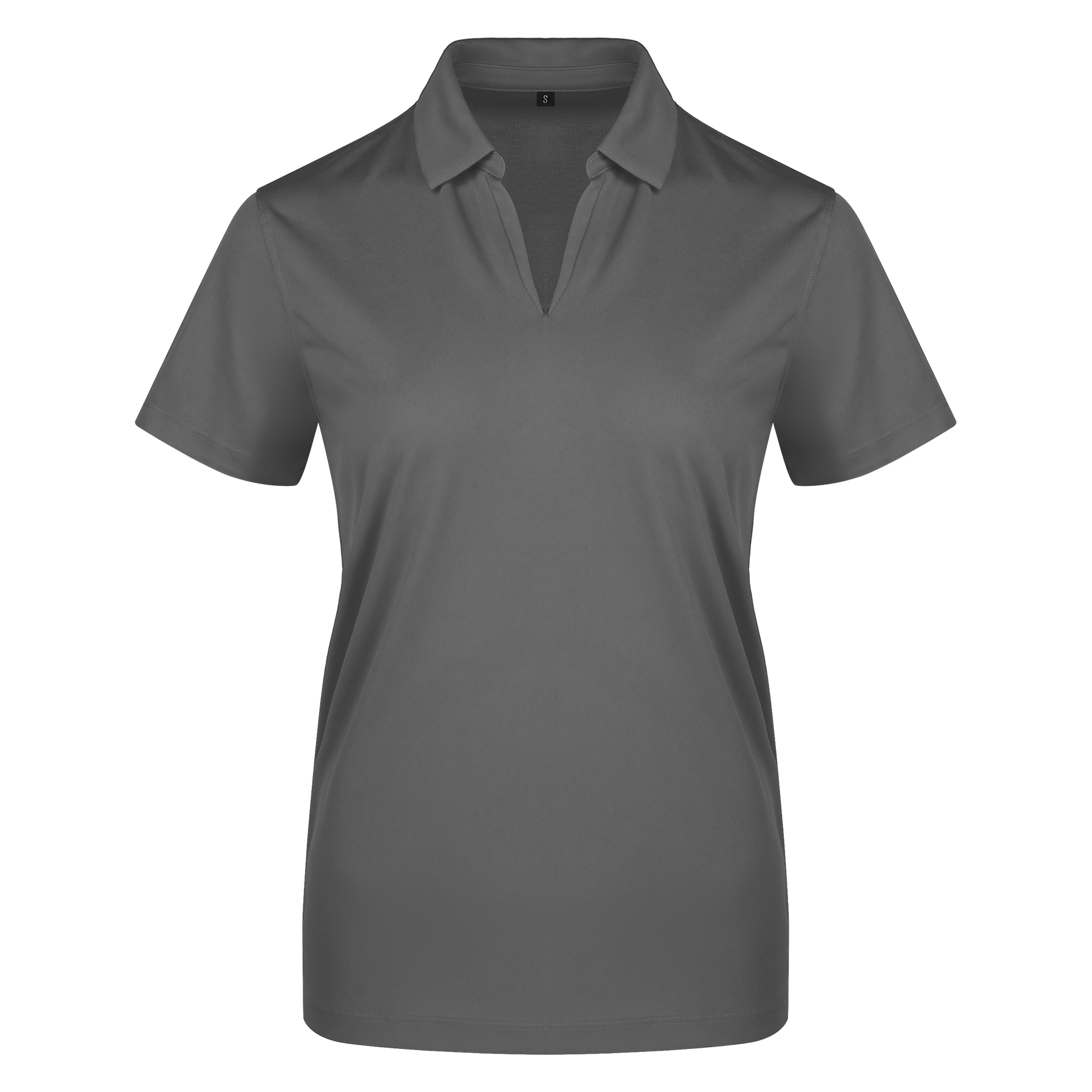 Ladies Micro Pique Ribbed Collar Polo Shirt 10