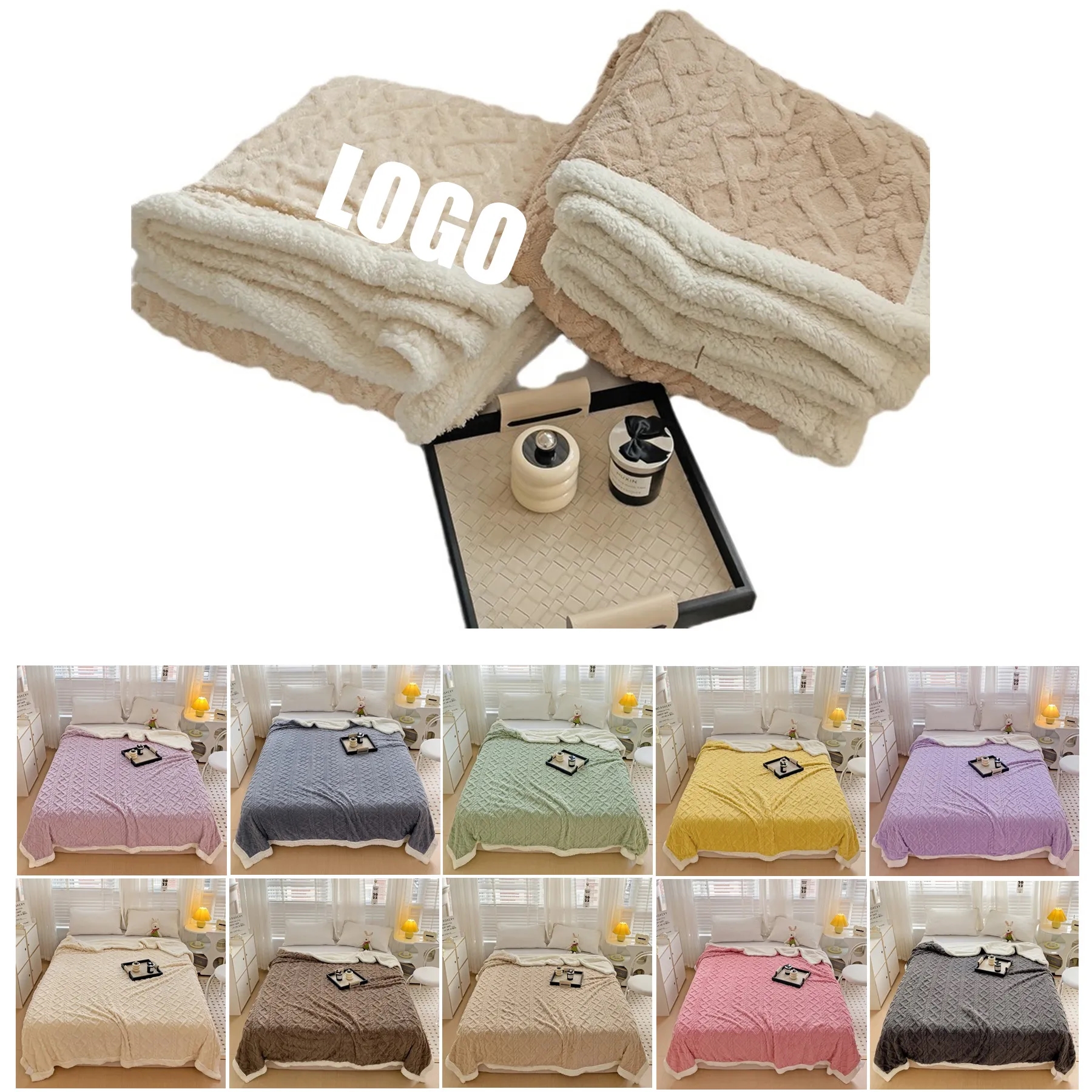 Sherpa Throw Blanket