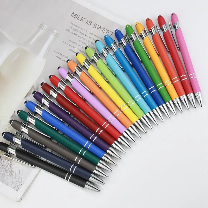 Aluminum Ballpoint Pens with Screens Touch Stylus Tips 2
