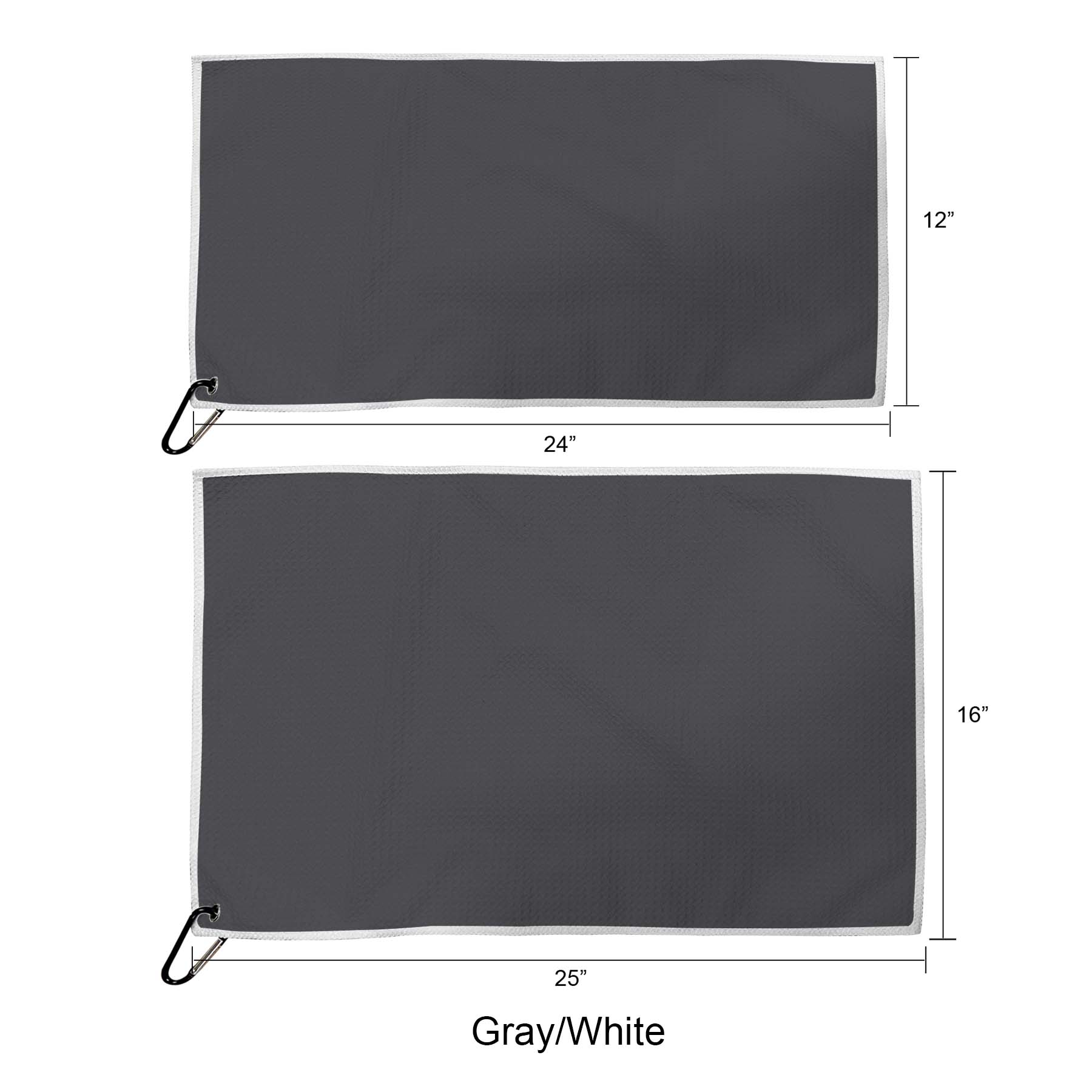 Free Shipping Full Color 400gsm Waffle Golf Towel 46