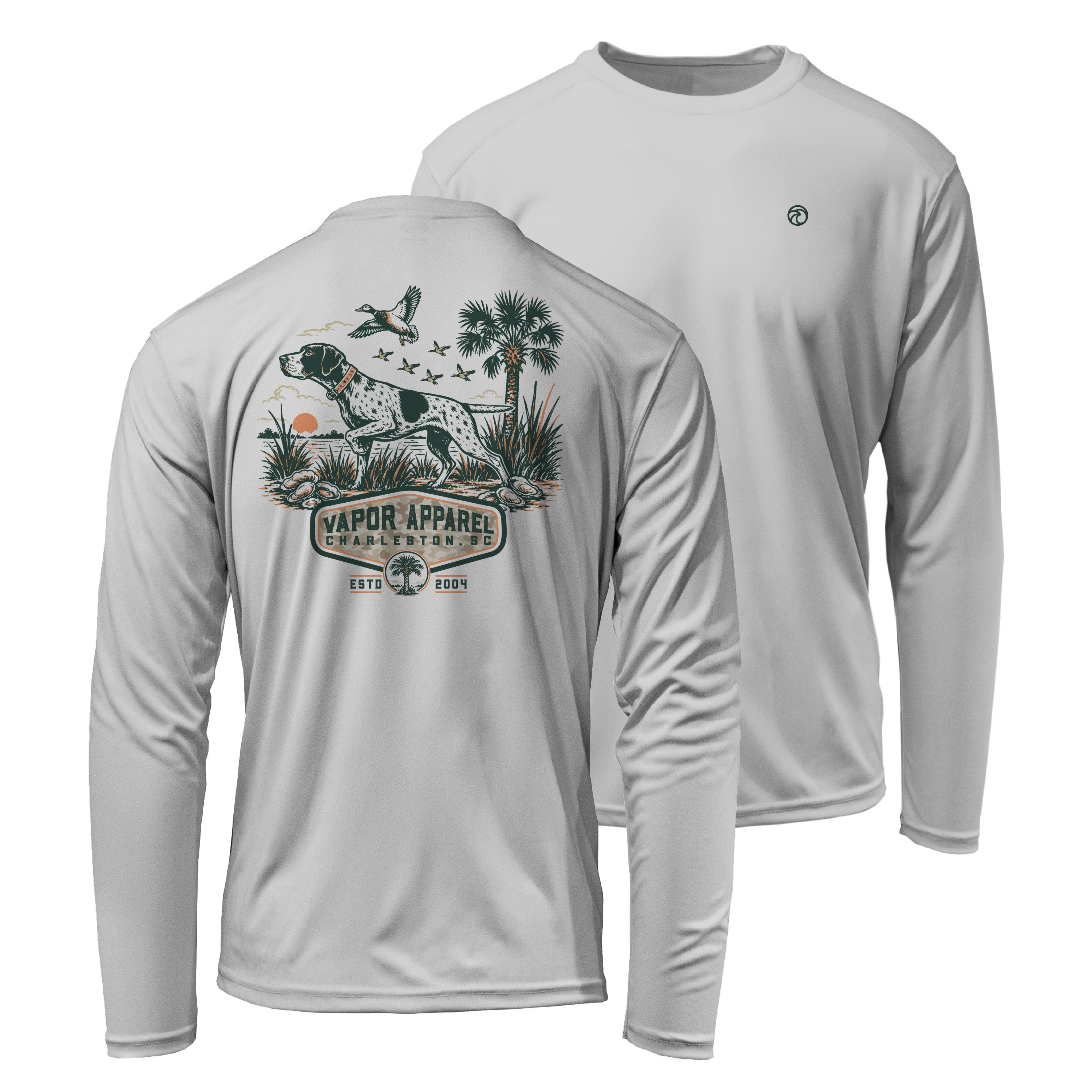 Vapor Apparel Men's Solar Recycled Long Sleeve Shirt