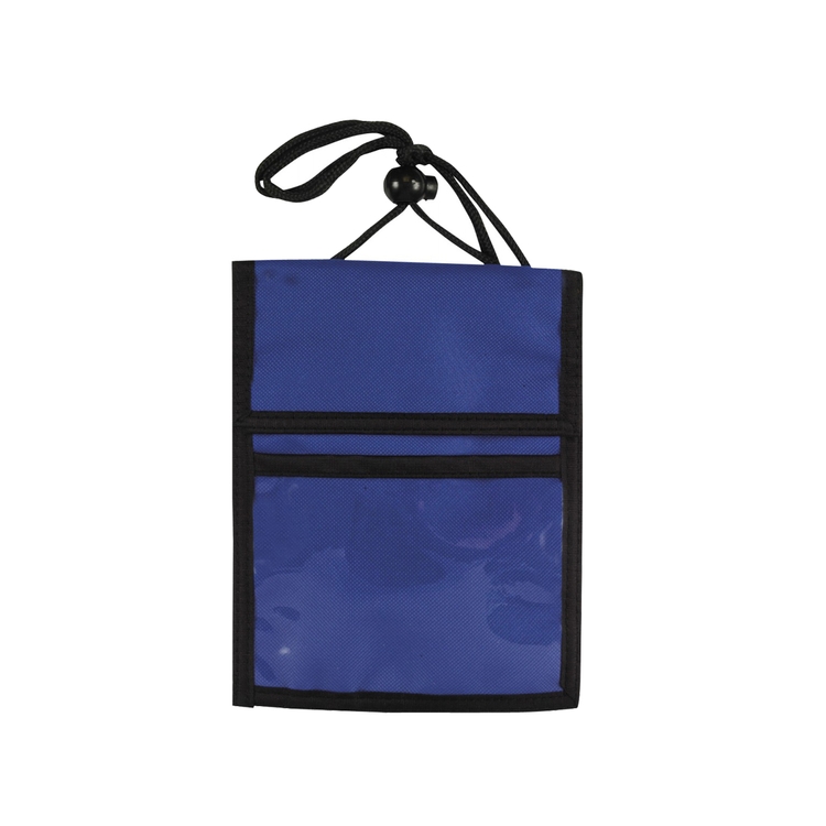 600 Denier Polyester Multi Pocket Neck Wallet Trade show Badge Holders 50