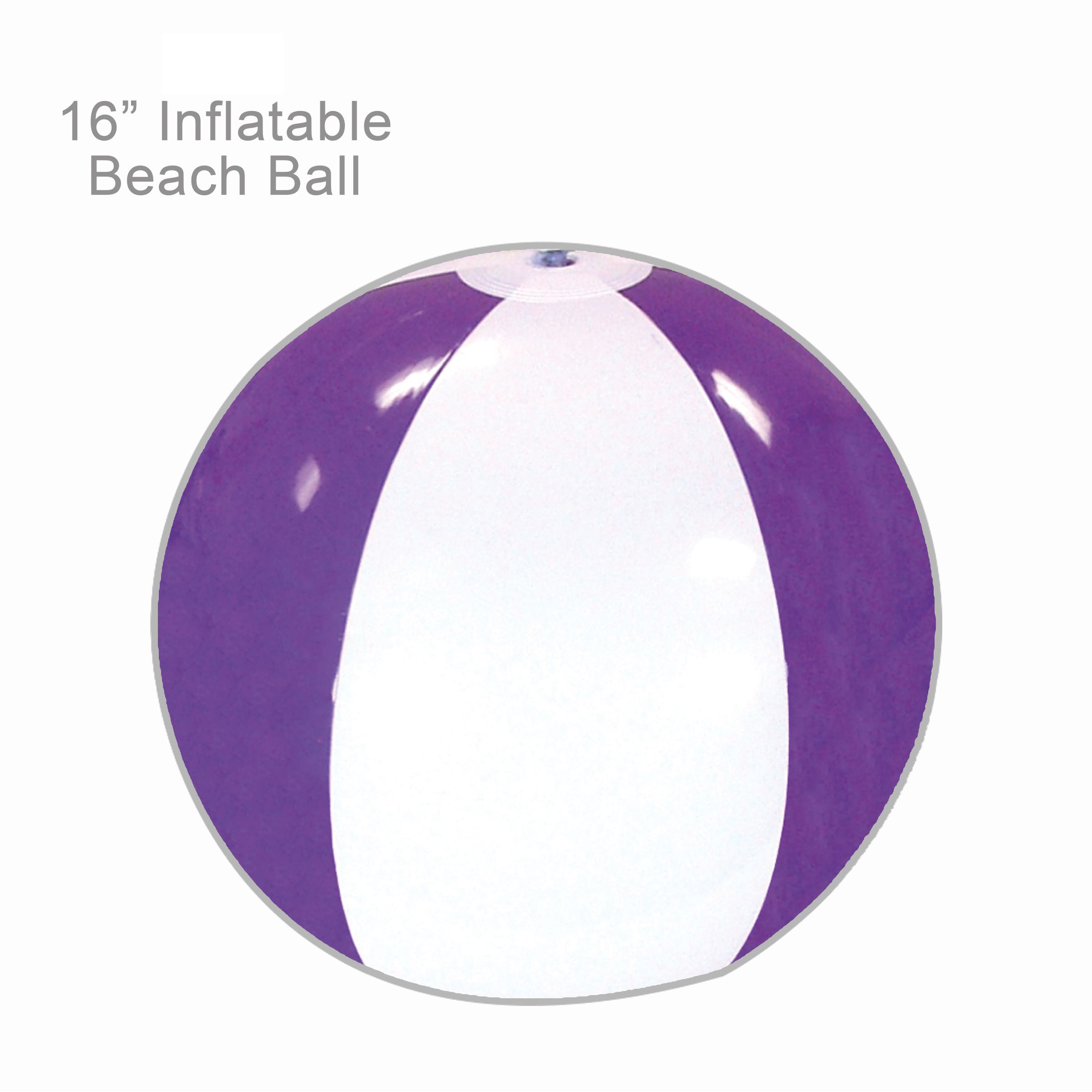 16" Large Delightful Inflatable Beach Ball 16