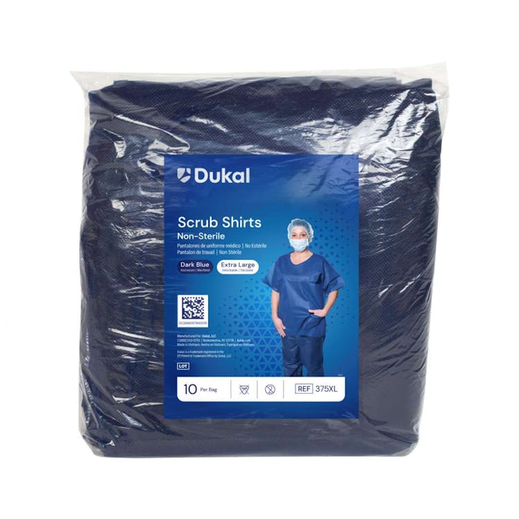 Scrub Shirts Dark Blue XL 3
