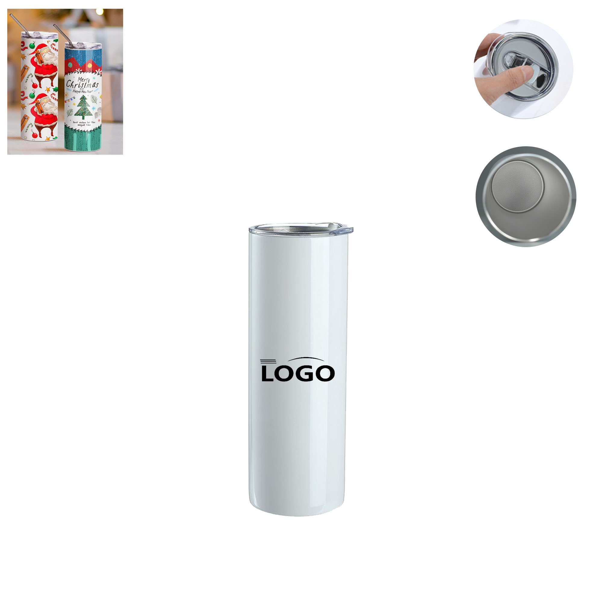 Customizable 20 oz Sublimation Tumbler Blank