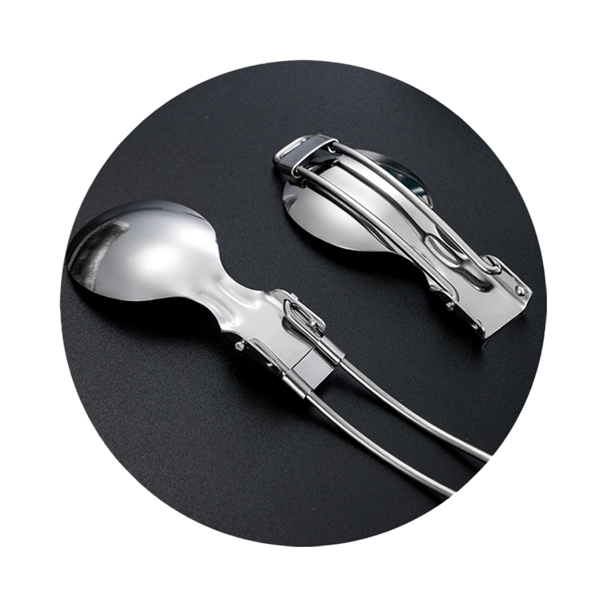 Portable Stainless Steel Foldable Cutlery Set 11