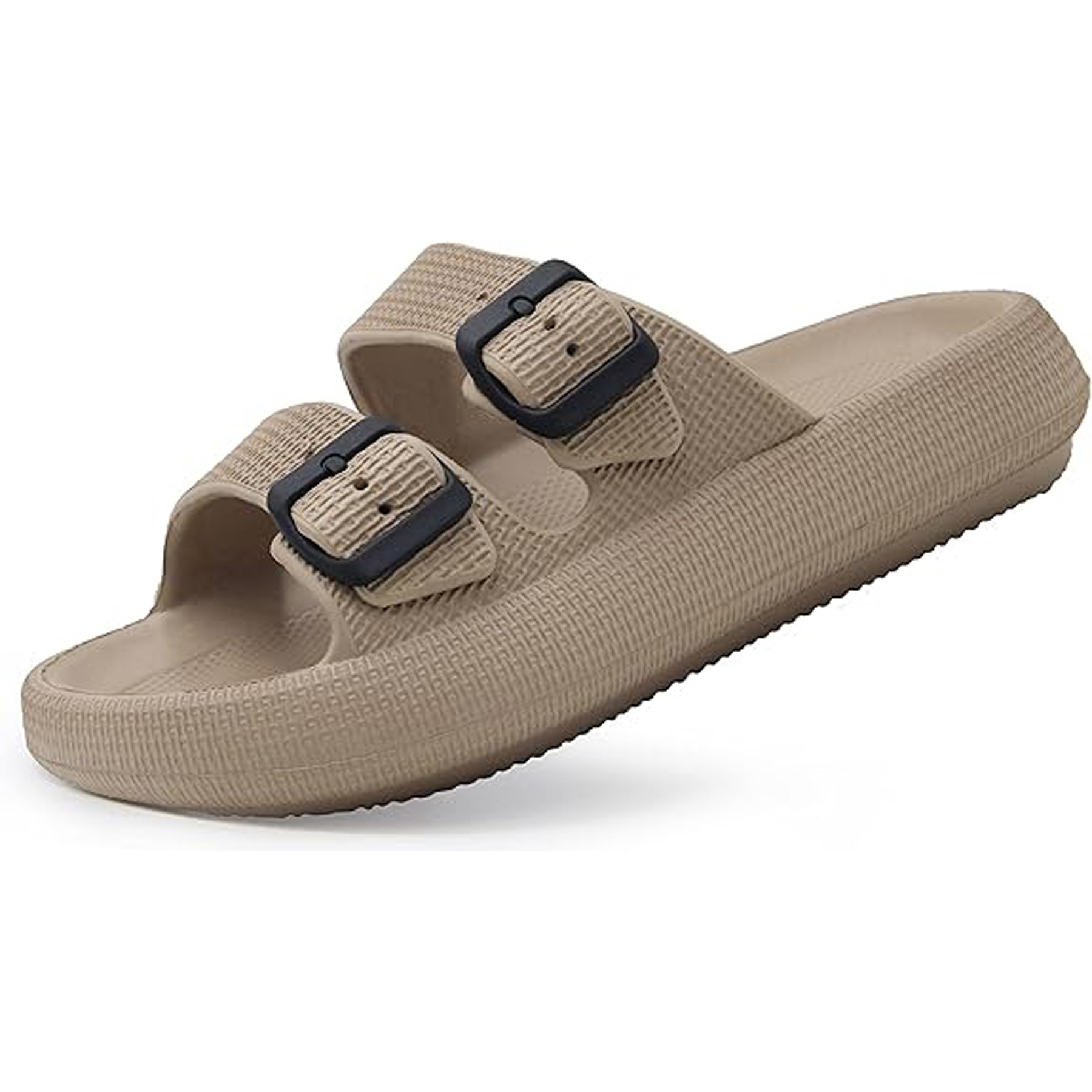 EVA Double Buckle Adjustable Flat Sandals 18