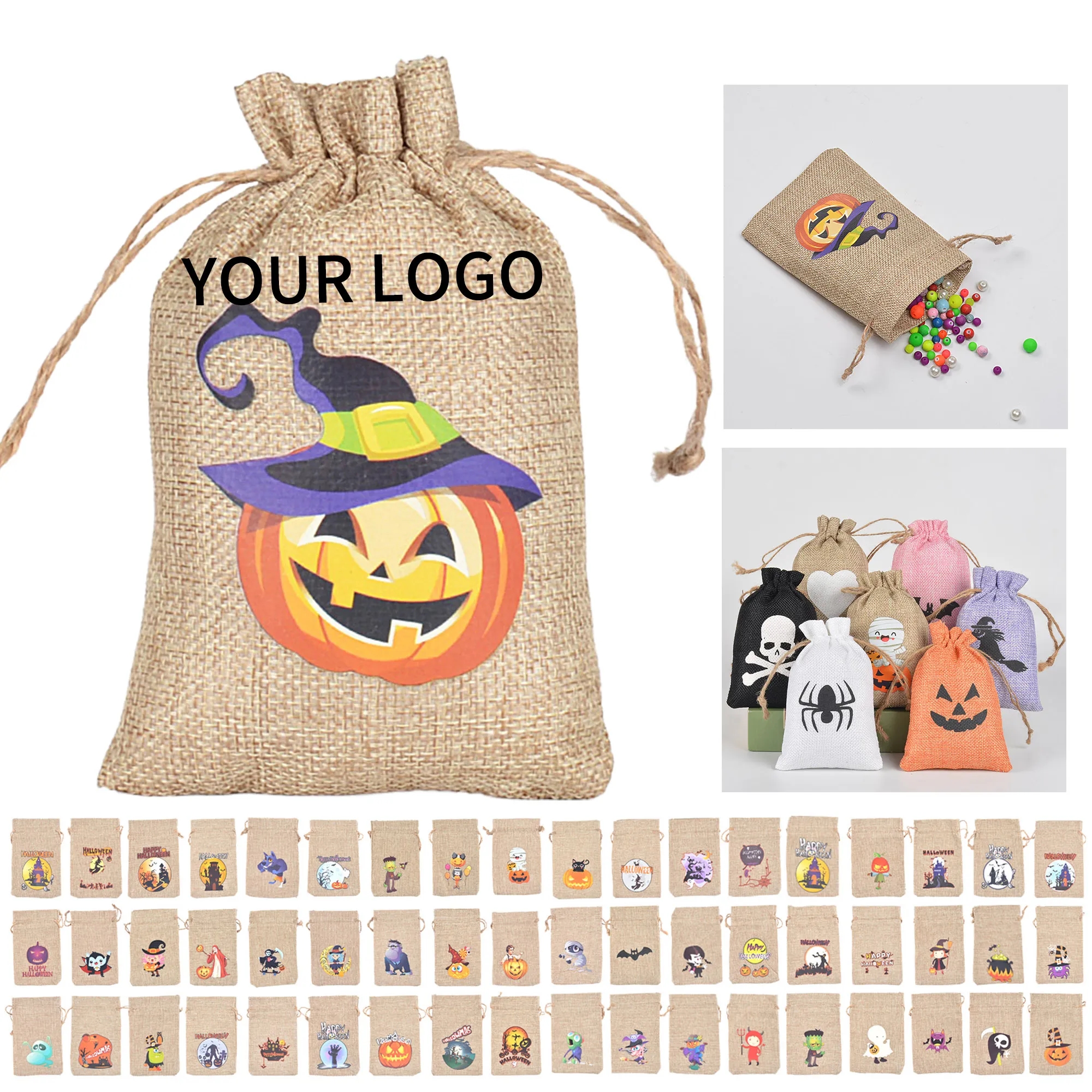 Reusable Burlap Gift Bag 3.94x5.91 Inch Lightweight