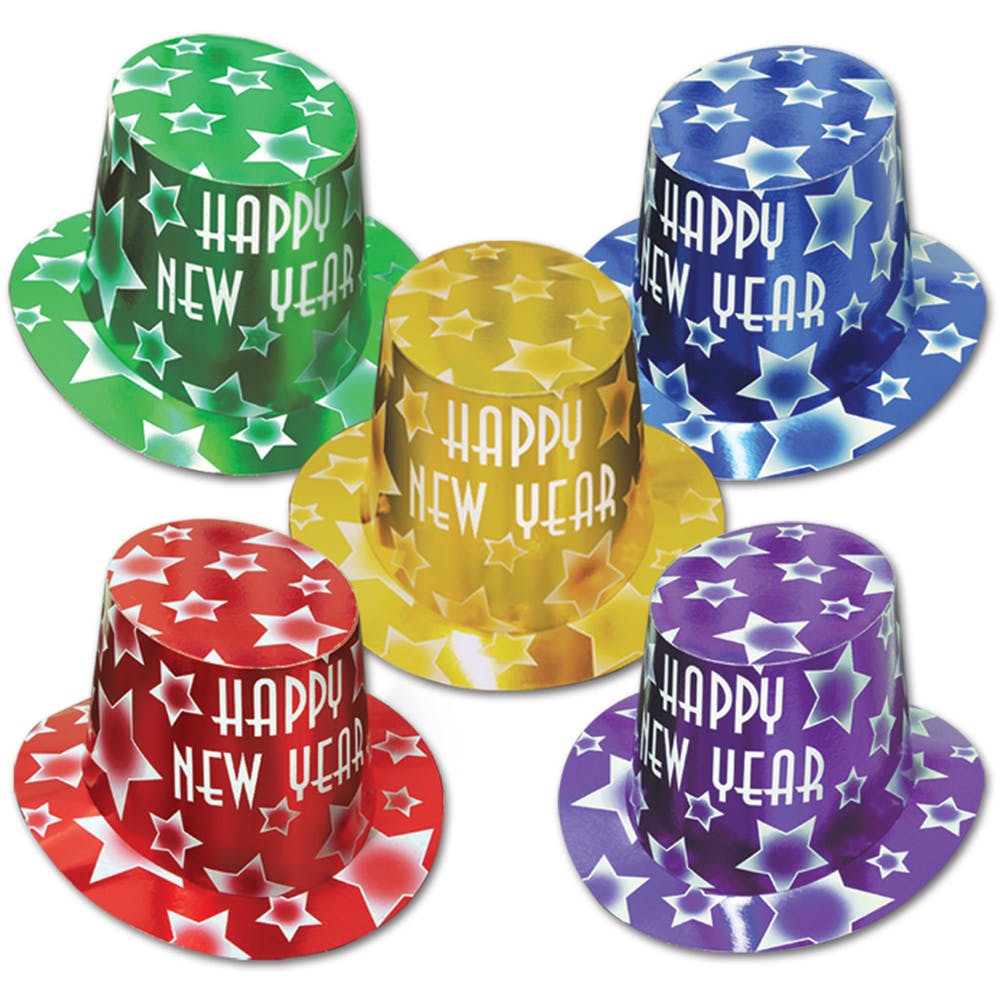 Gem-Star New Year's Eve Hi-Hats Assorted 2