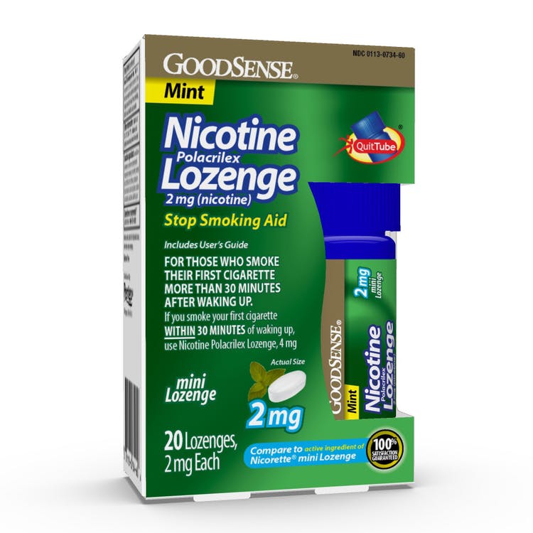 Nicotine Lozenges - 2 mg Mint 20 Pack 2