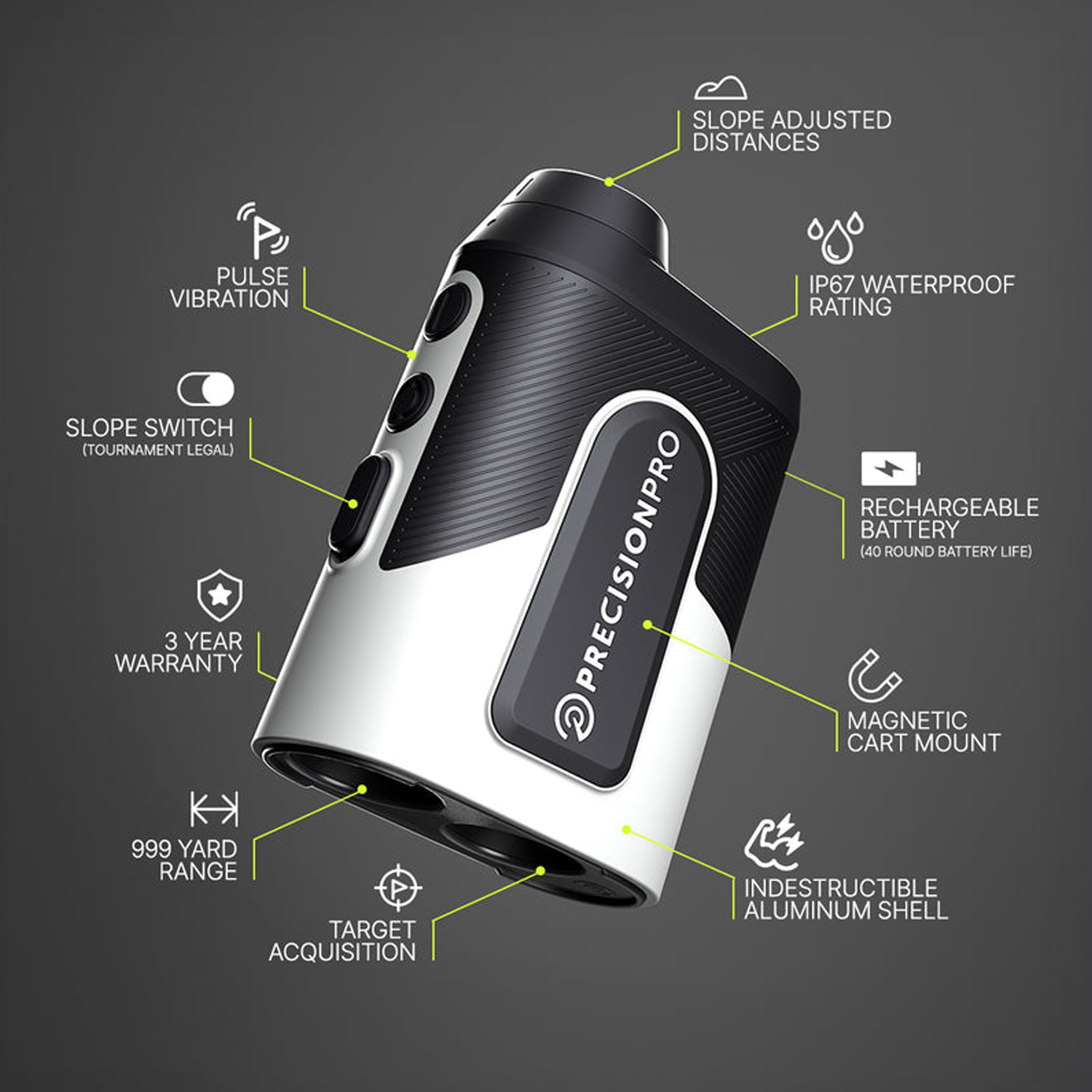 Precision Pro Titan Elite Slope Rangefinder 12