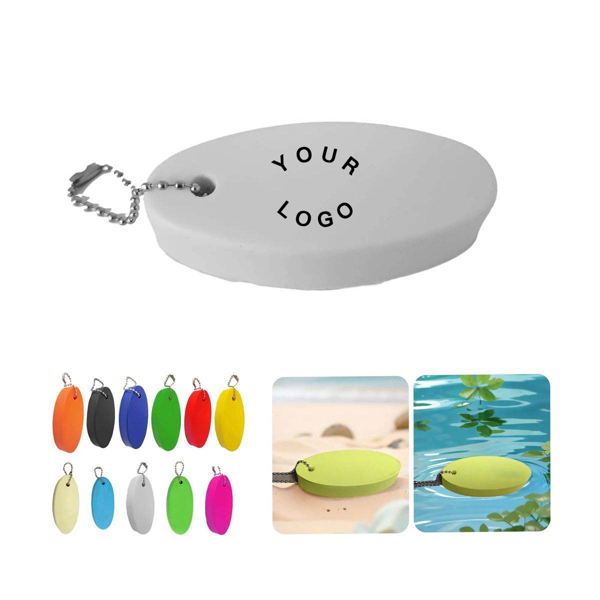 Soft Elastic Floating Keychain for Outdoor Use