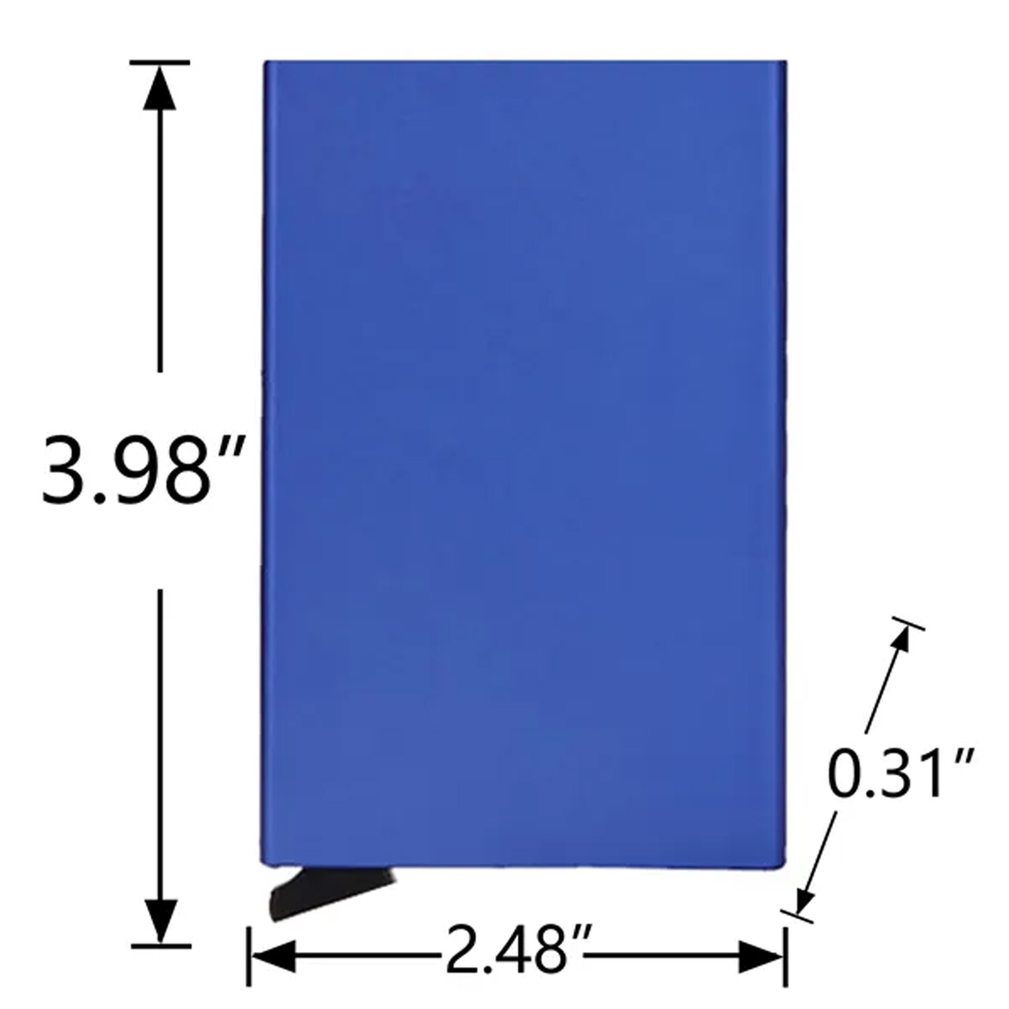 RFID Aluminum Pop-Up Card Holder Wallet 4