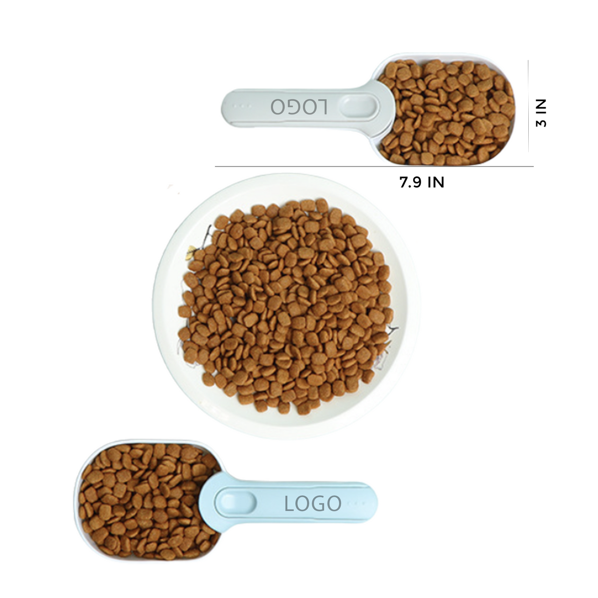 MOQ 10 PCS Durable Pet Cup Scoop 3