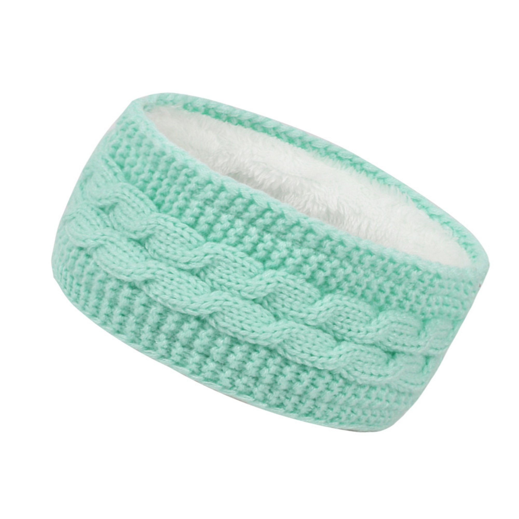 Fleece Lined Knitted Headband Ear Warmer for Women 20