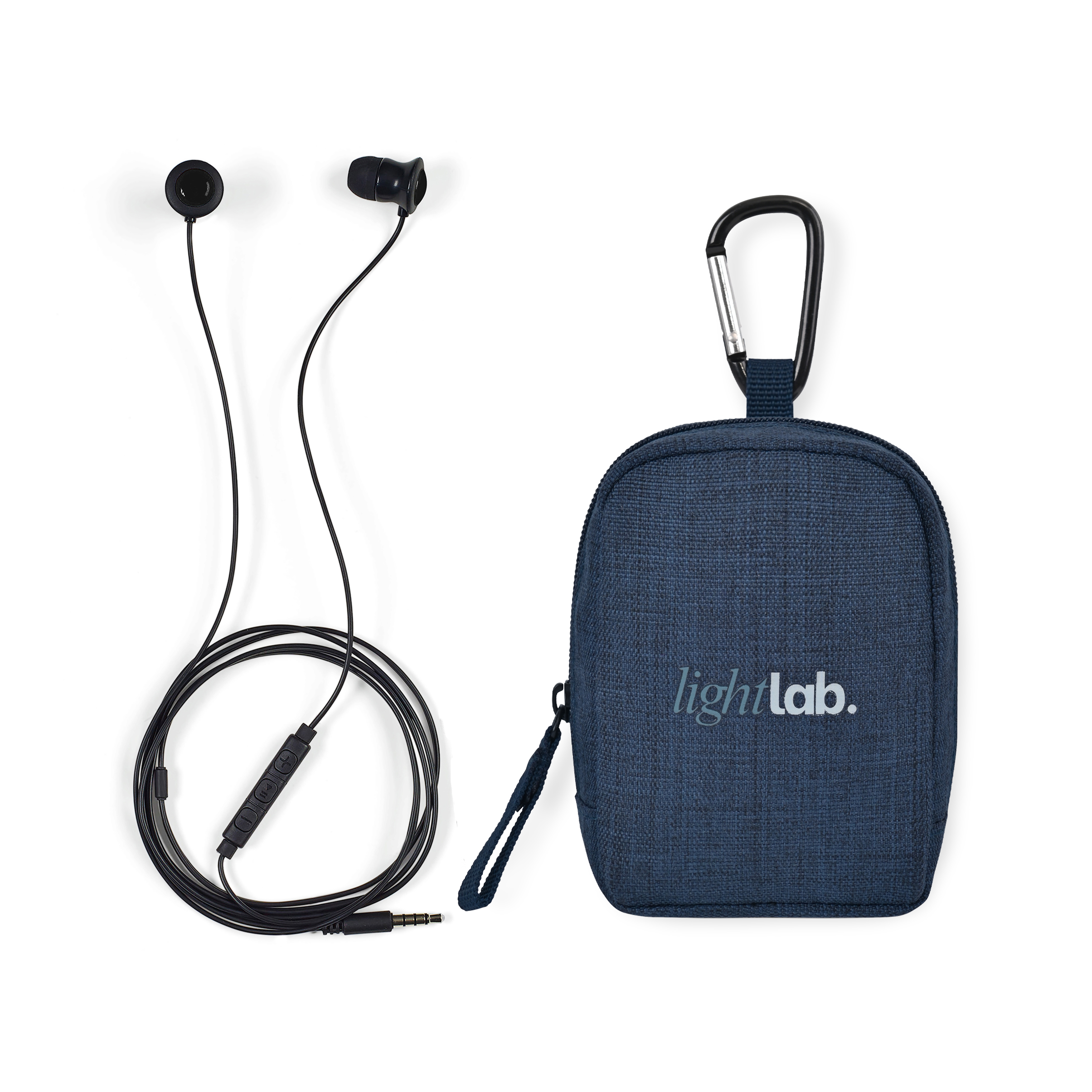 Jetset Wired Earbuds & Mini Pouch Bag Charm