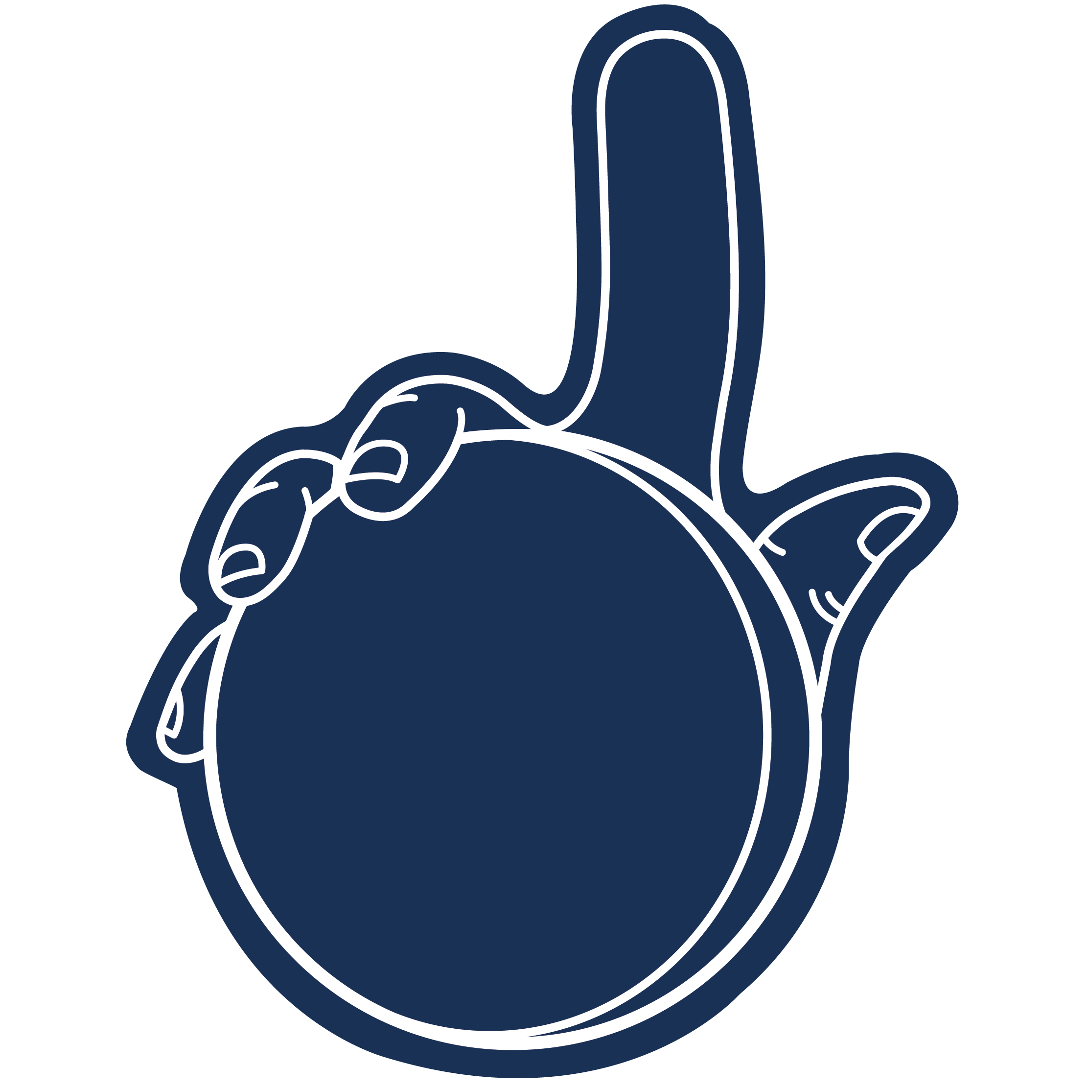 Foam Hockey Puck Hand 70