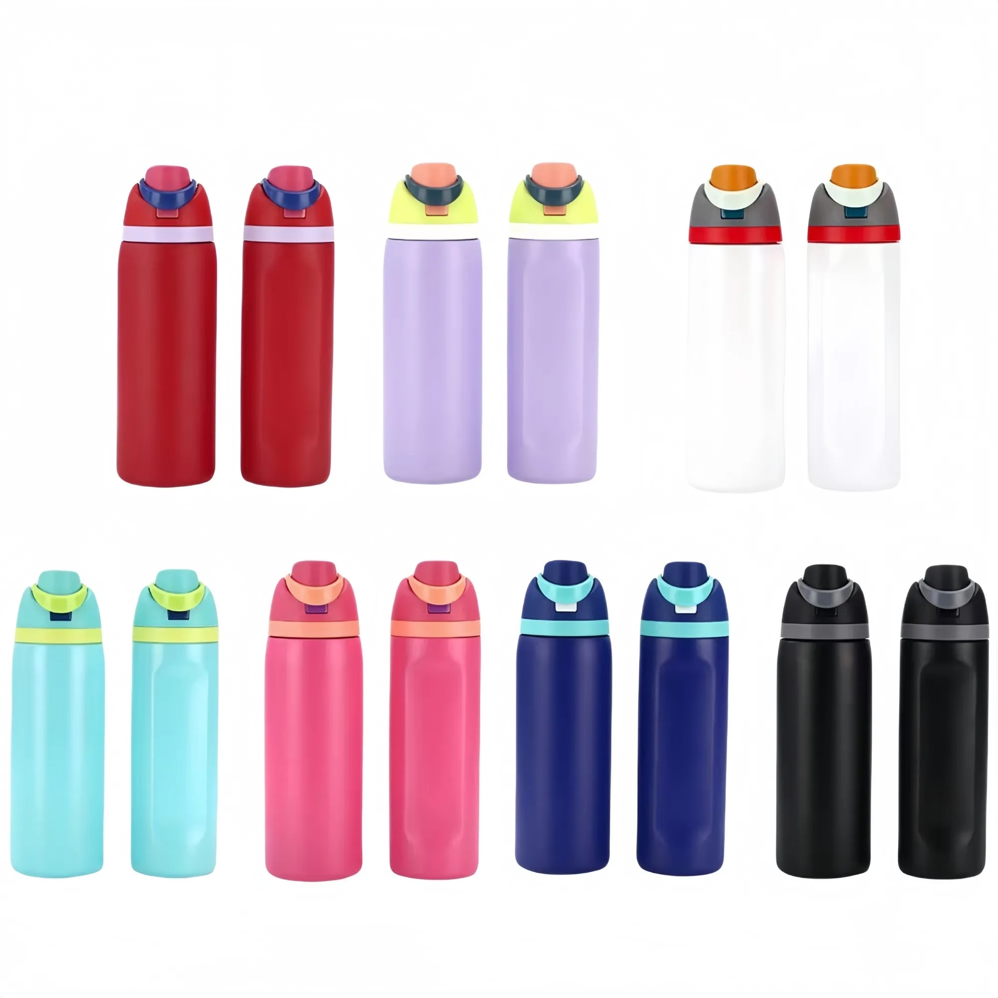 Full Color 16/19/24/32OZ Insulated Sports Water Bottle 18