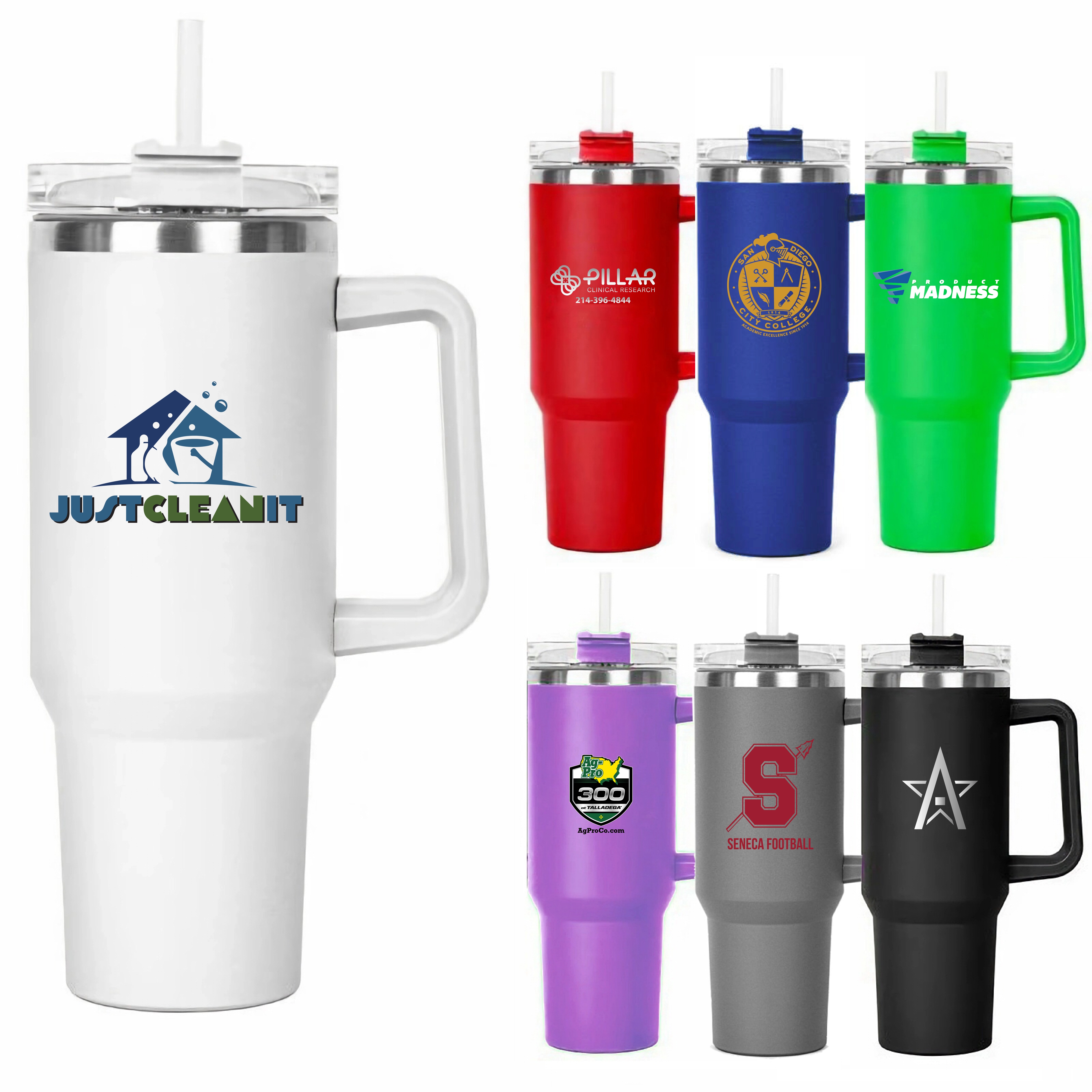 40oz double wall SS vacuum Mug & Straw Lid with Twist Close 11