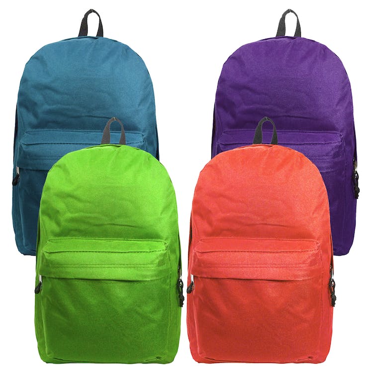 16" Basic Backpacks - 4 Vibrant Colors 3