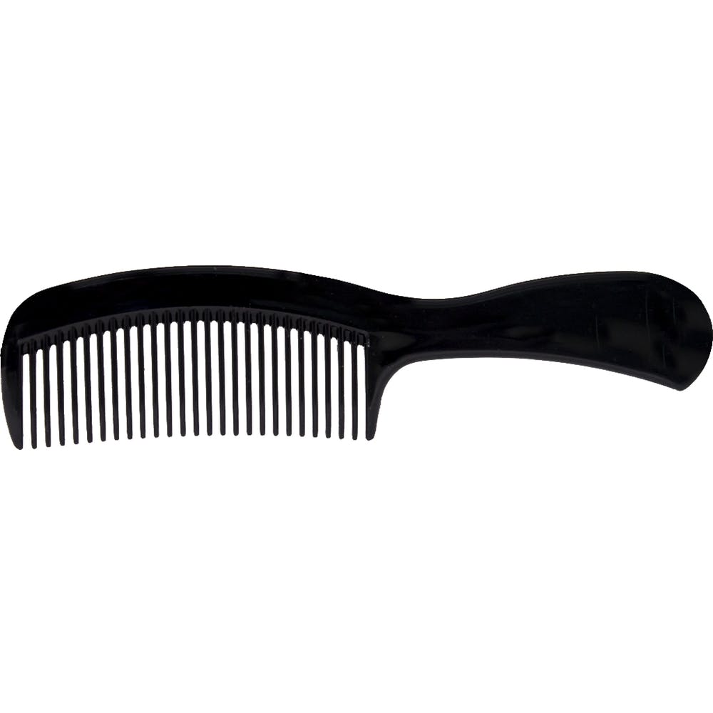 Combs with Handle - Black 6.5" 3