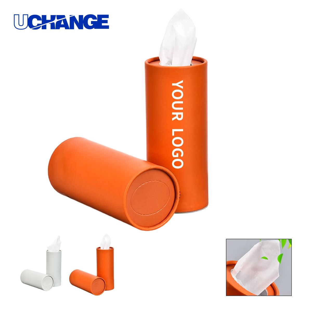 Round Car Tissue Dispenser Holder for Vehicles