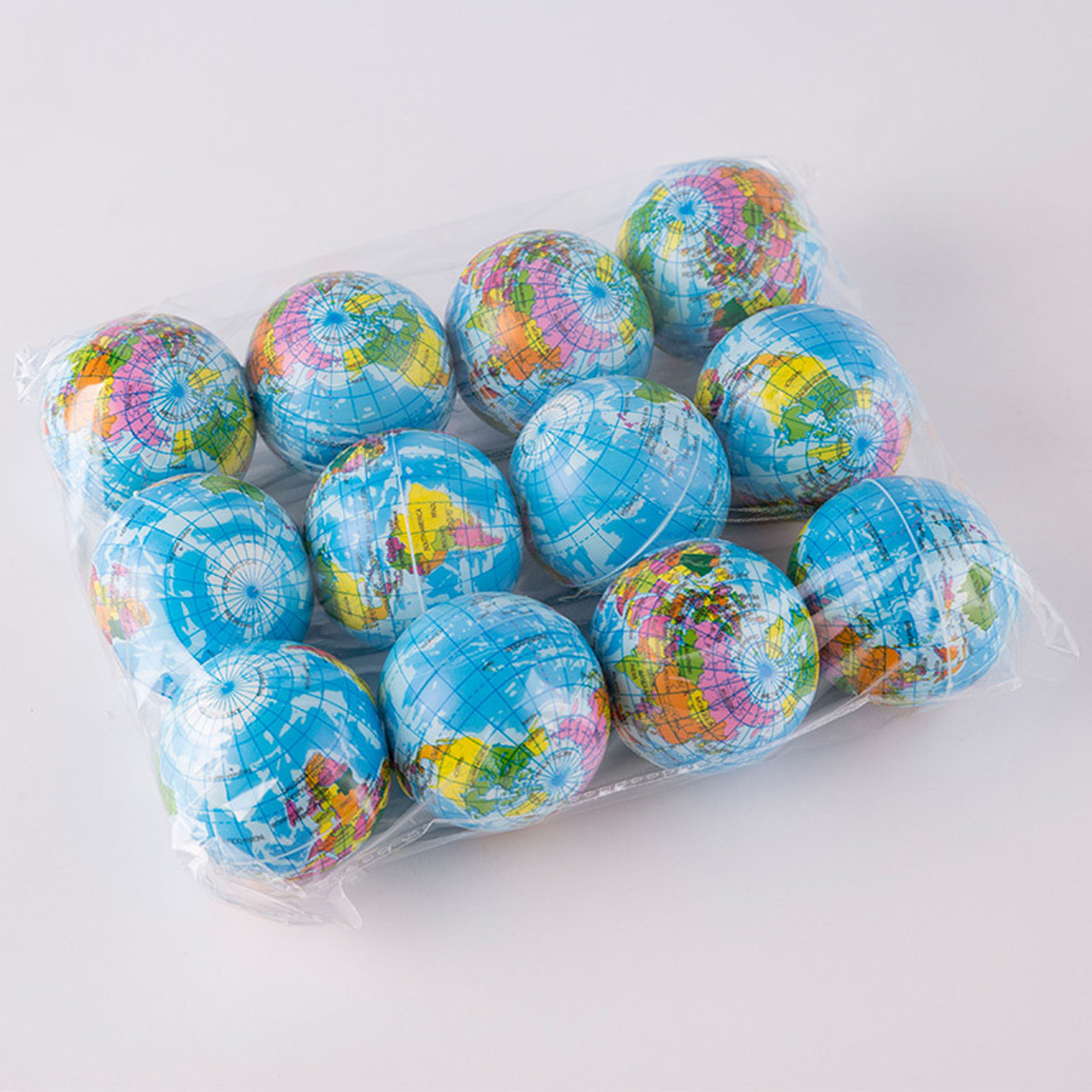 Mini World Map Foam Squeeze Ball 5
