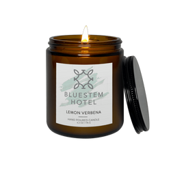 8 oz Amber Candle with Lid