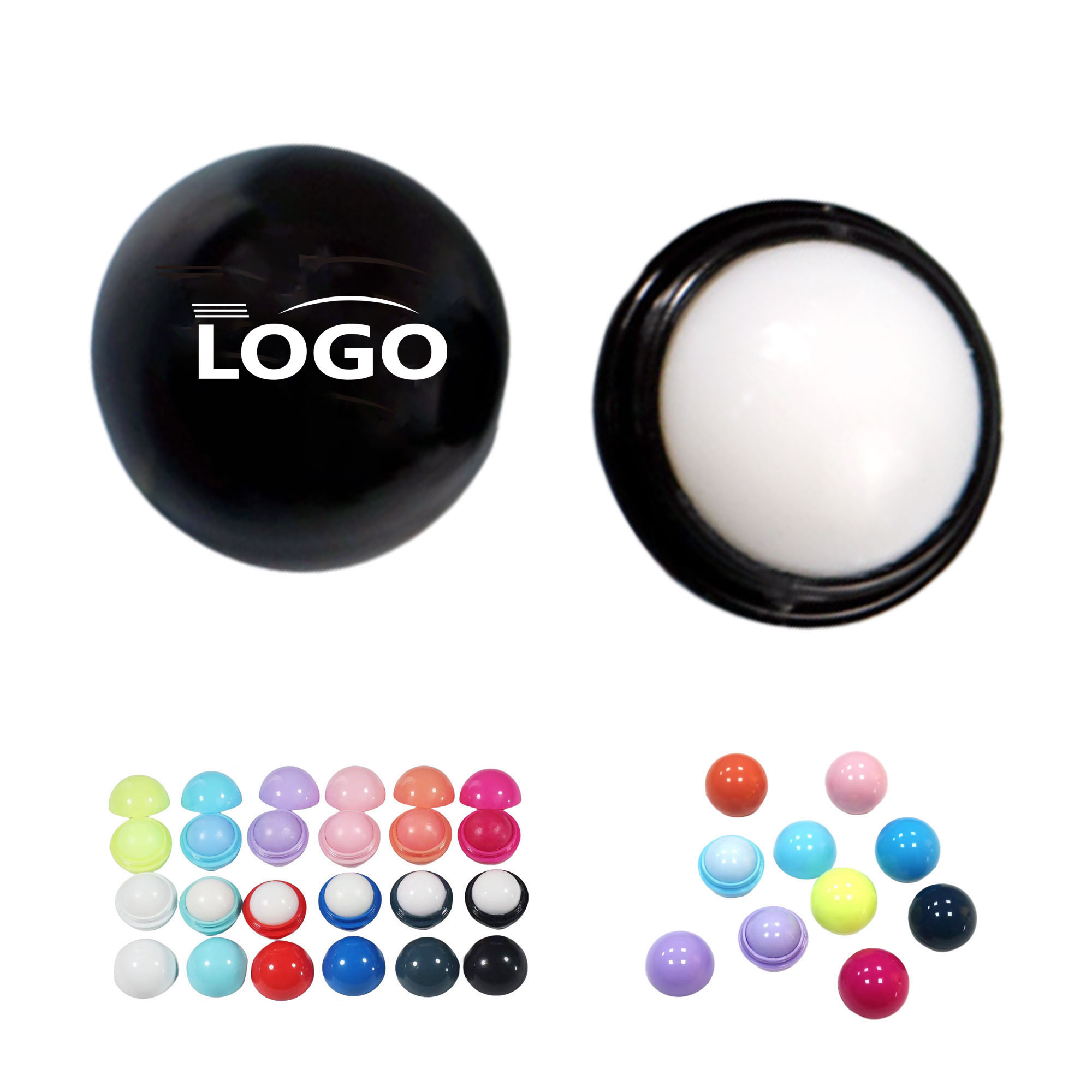 Round Scented Lip Balm