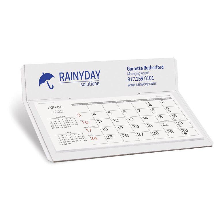 Mailer Desk Calendar 296 Custom Printed Promotional Desk Calendars 