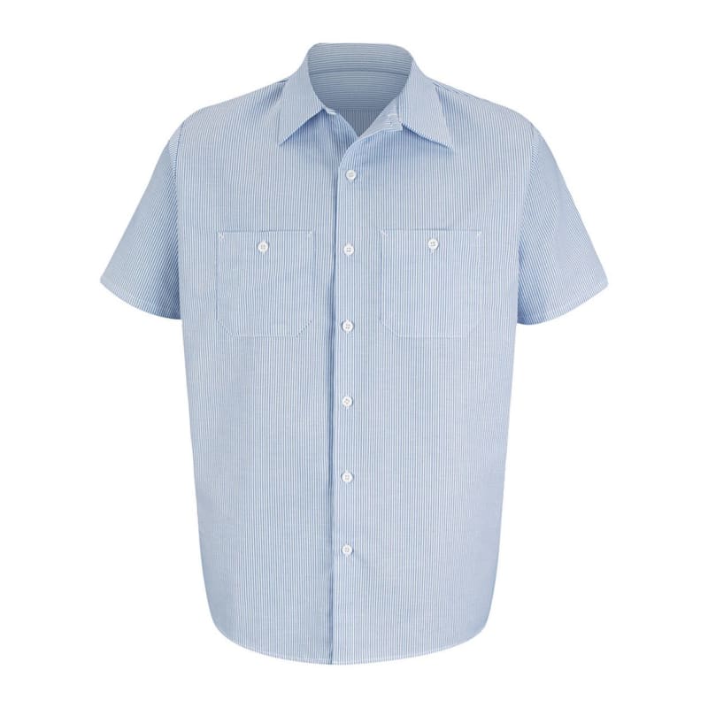 Red Kap Men's Tall Industrial Stripe Work Shirt - SL20T