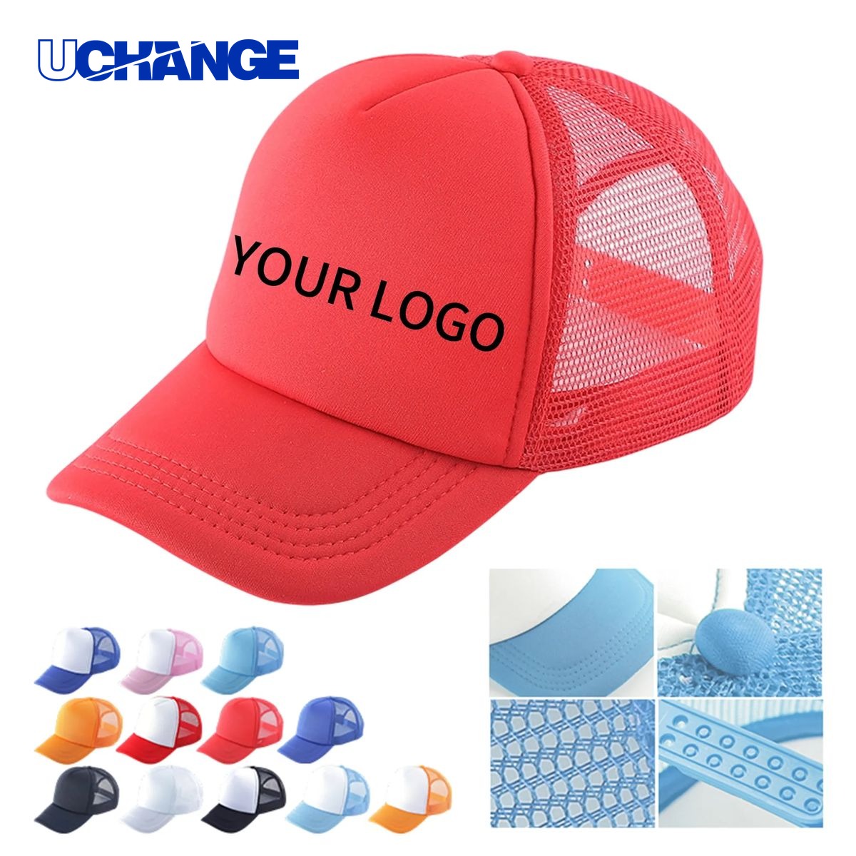 Mesh Trucker Hat Headwear for Outdoor Use