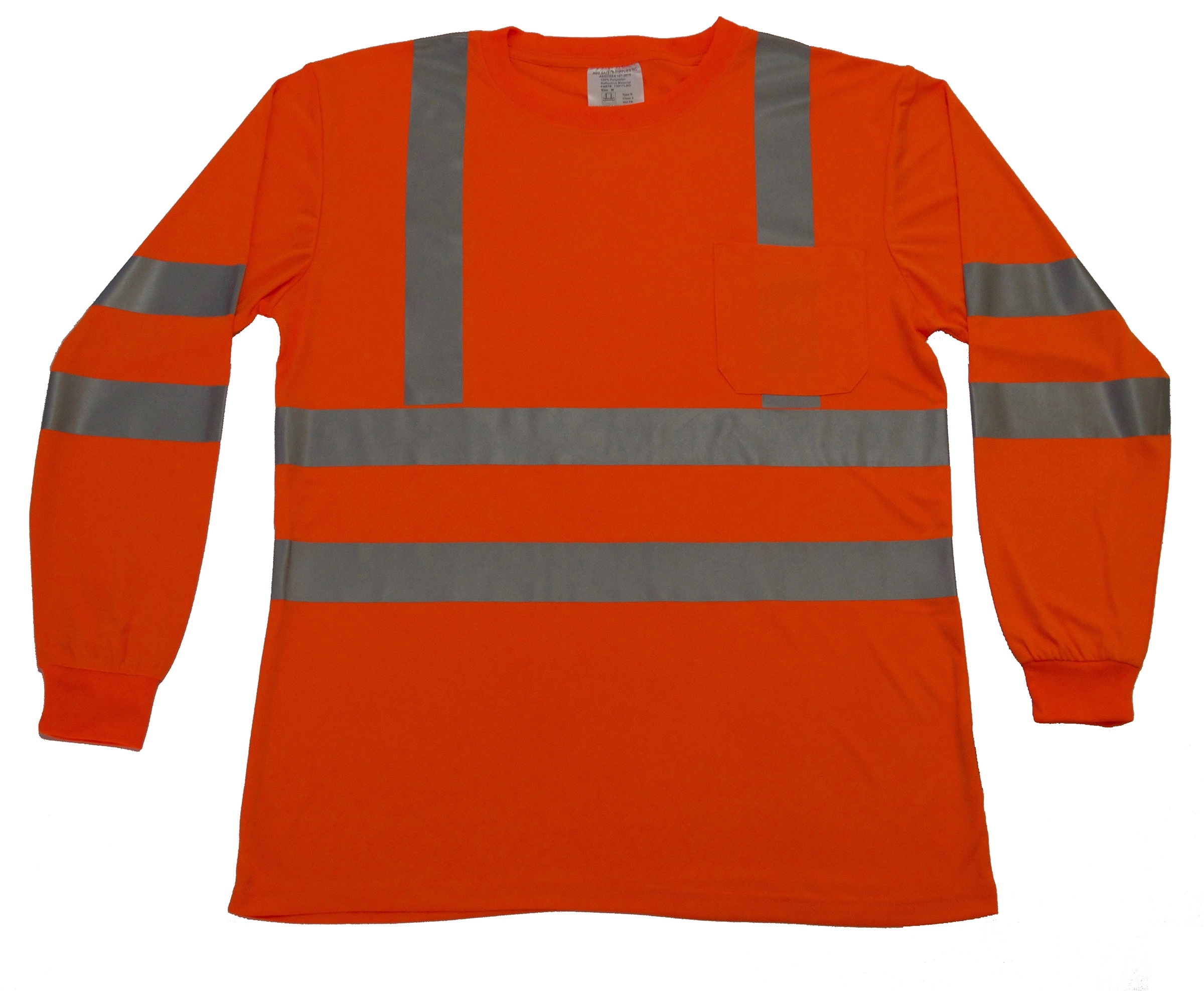 Ansi Class 3 Safety T-Shirt Long Sleeve 5