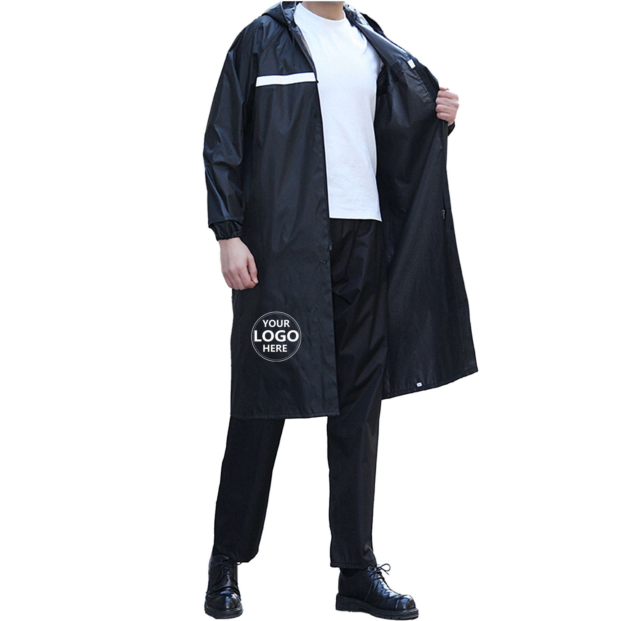 Oxford Fabric Raincoat 3