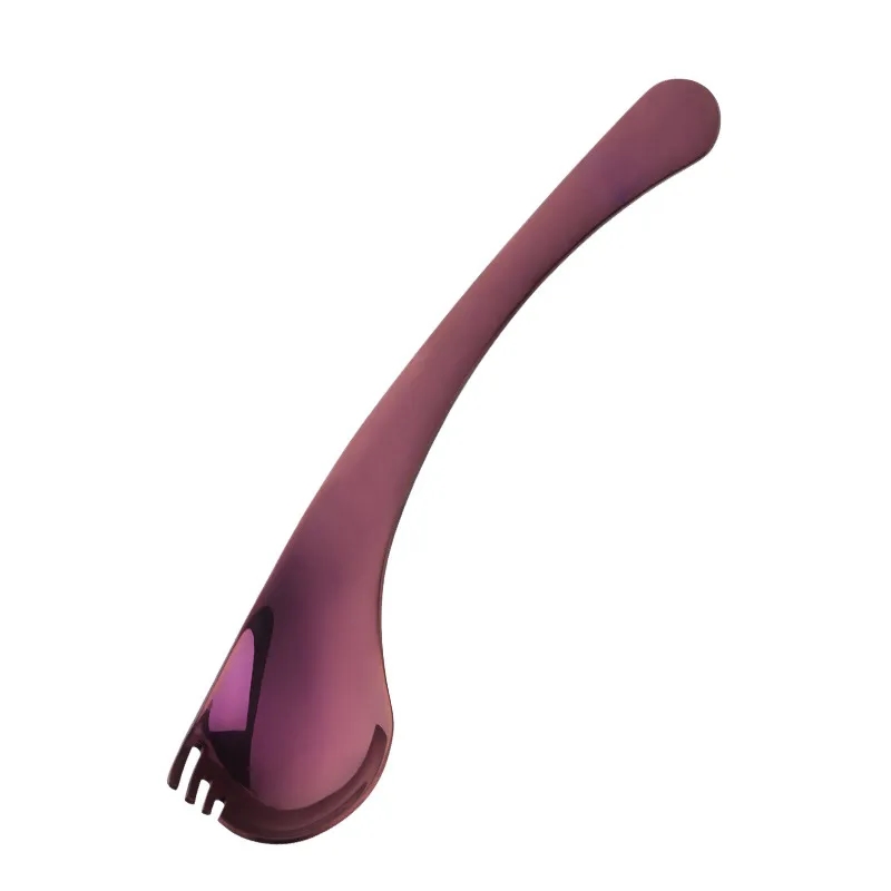 2 In 1 Bend Handle Spork Soup Tableware 21