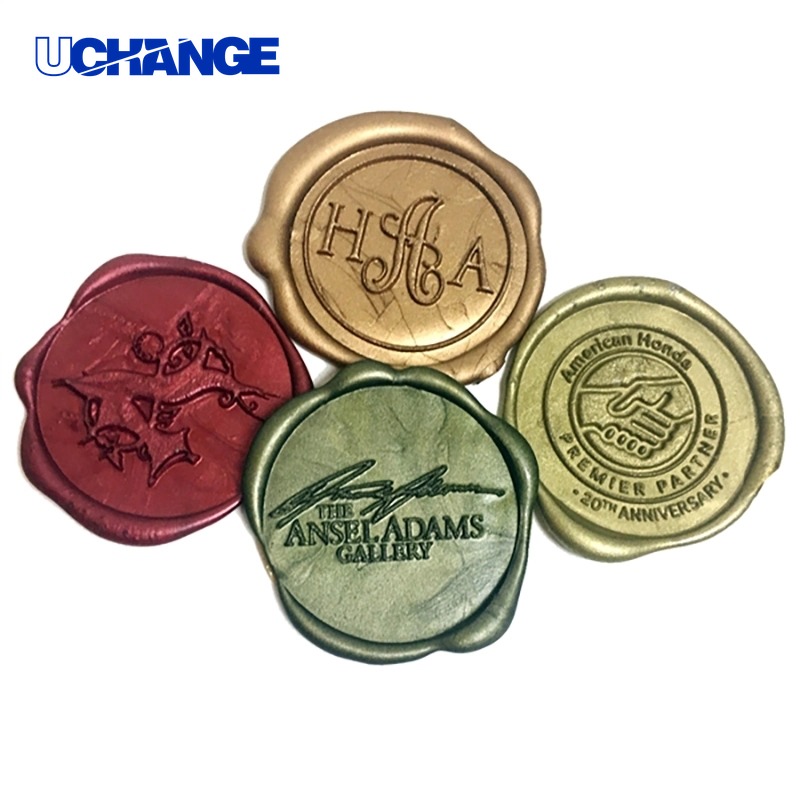 Adhesive Wax Seal Sticker for Packaging
