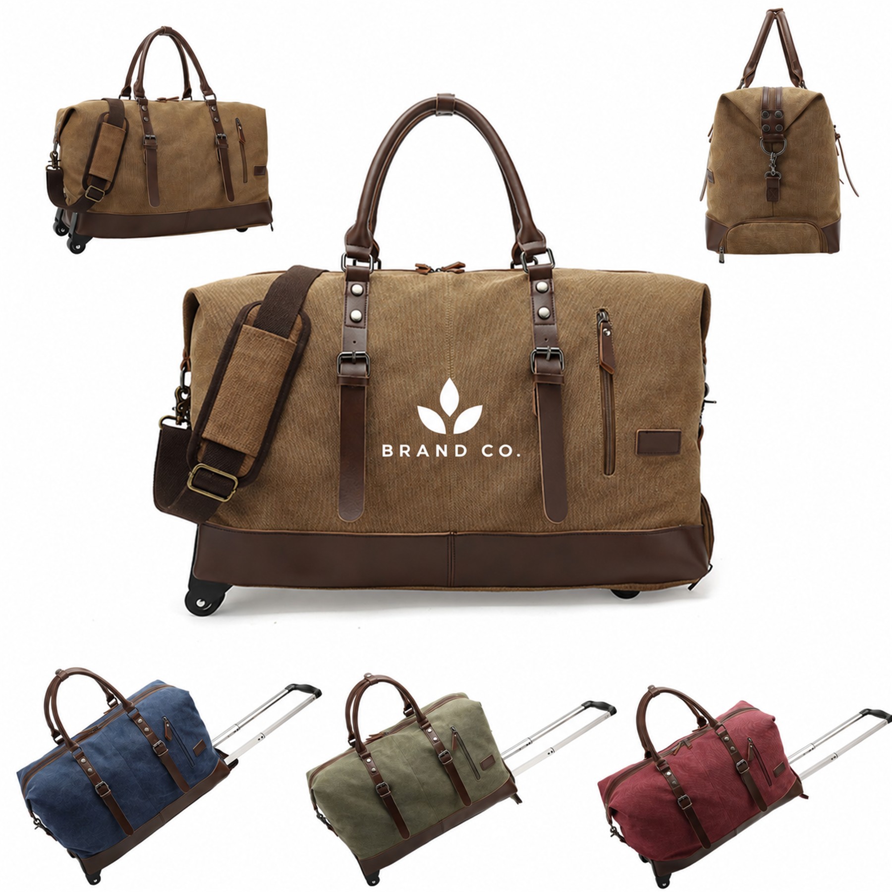 Wheeled Carry-On Travel Duffel Bag