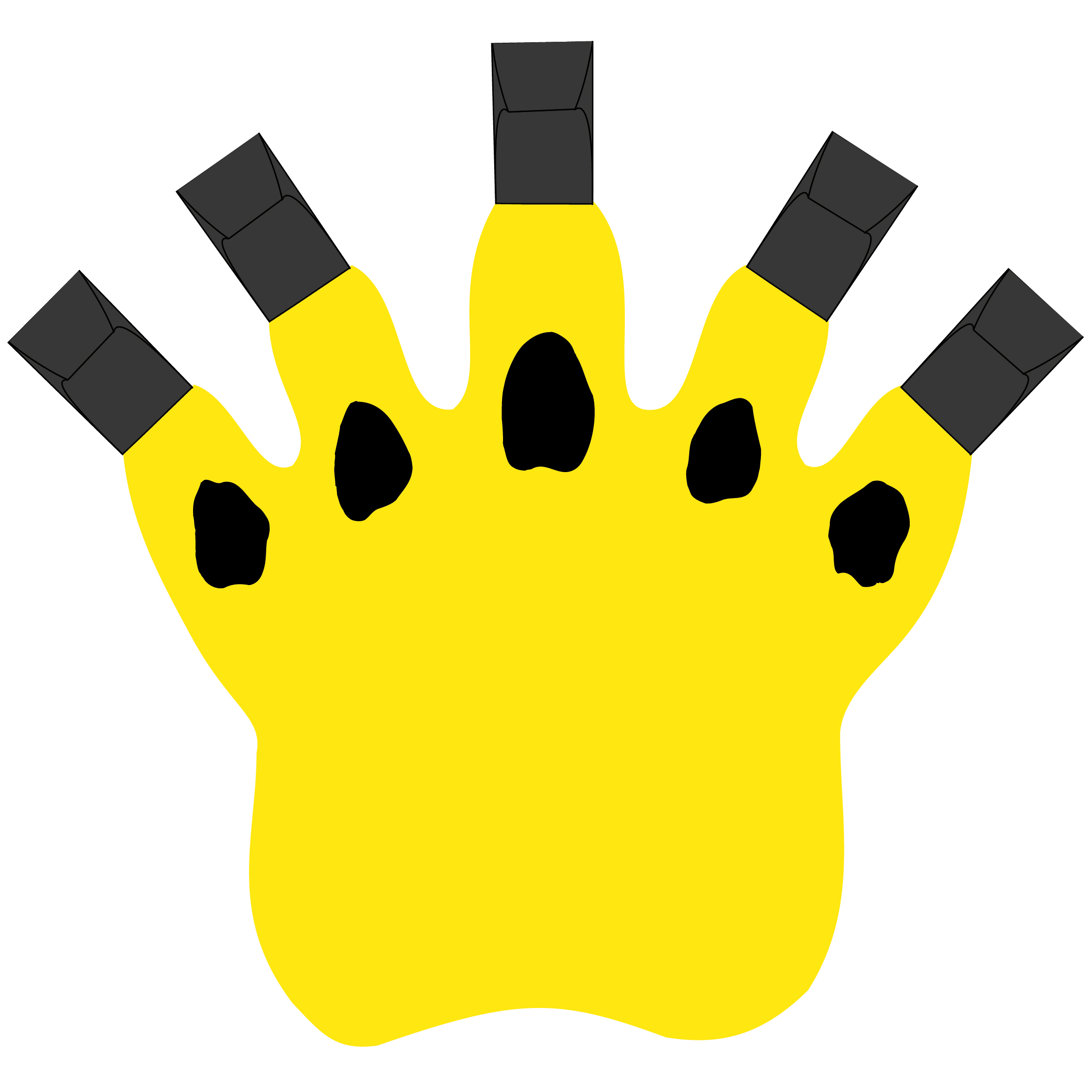5 Claw Paw Mitt 61
