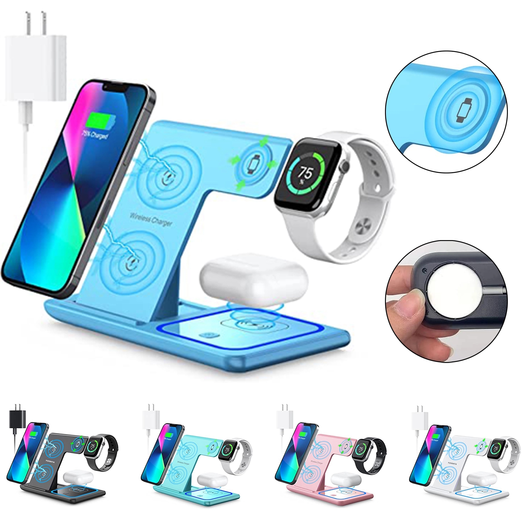 3 in 1 Wireless Charging Station 5