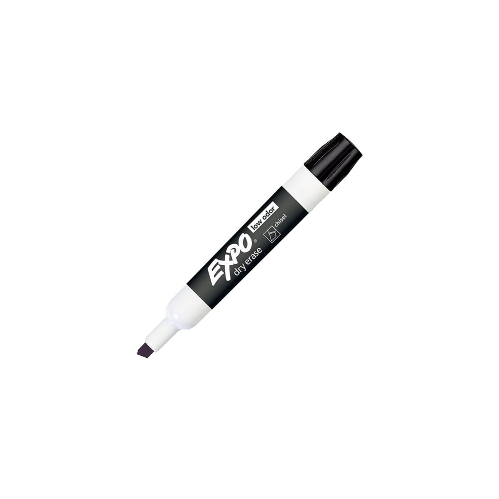 Dry-Erase Markers - Chisel Point Black Large Barrel 3