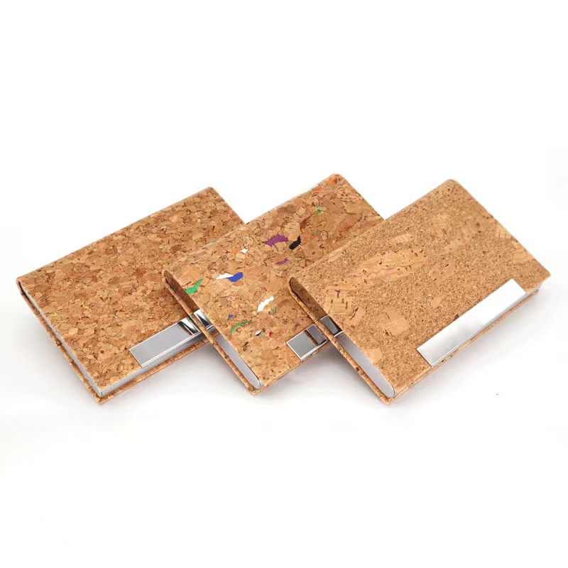 Cork Business Card Holder