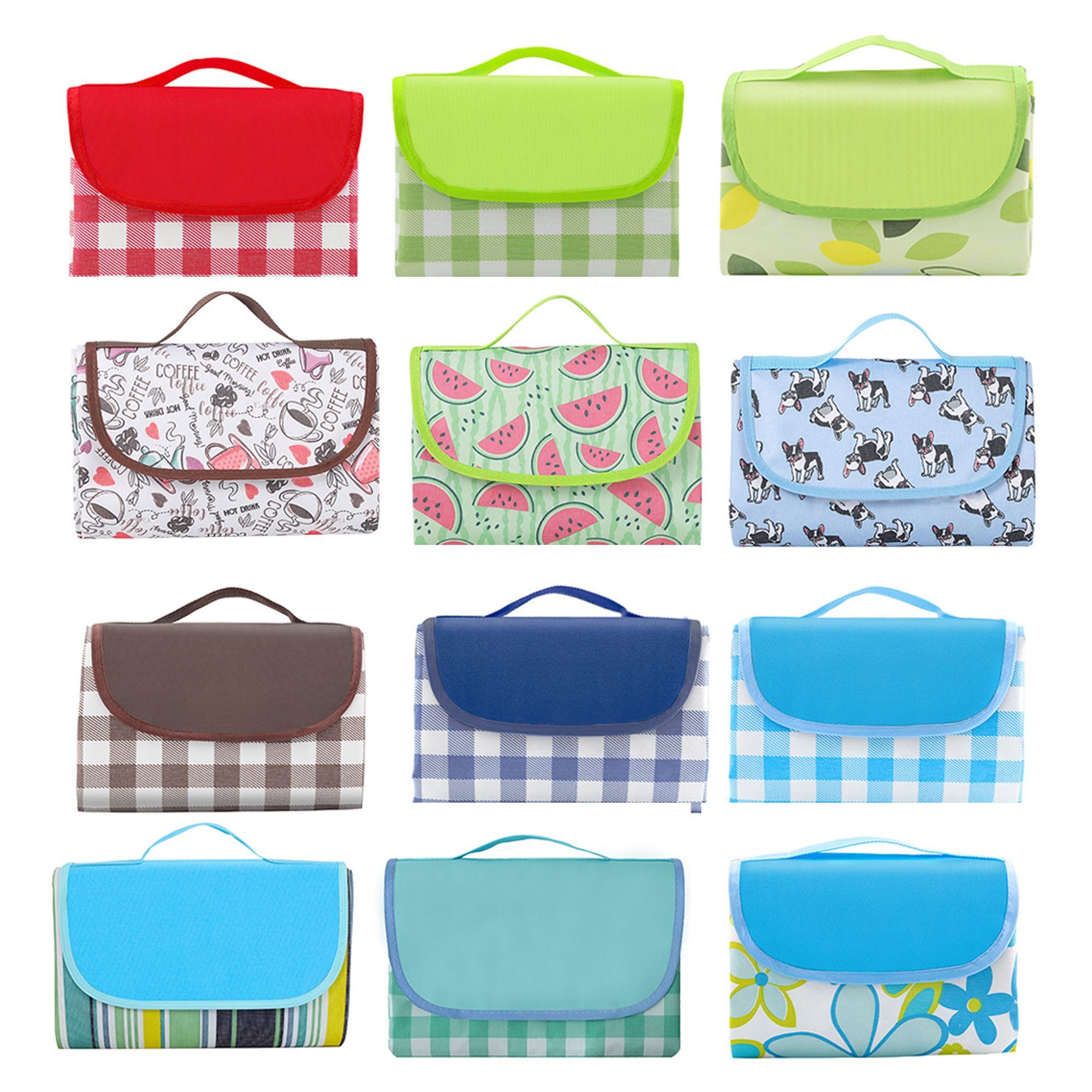 Portable Checkered Picnic Mat ?C 60"x40" 6