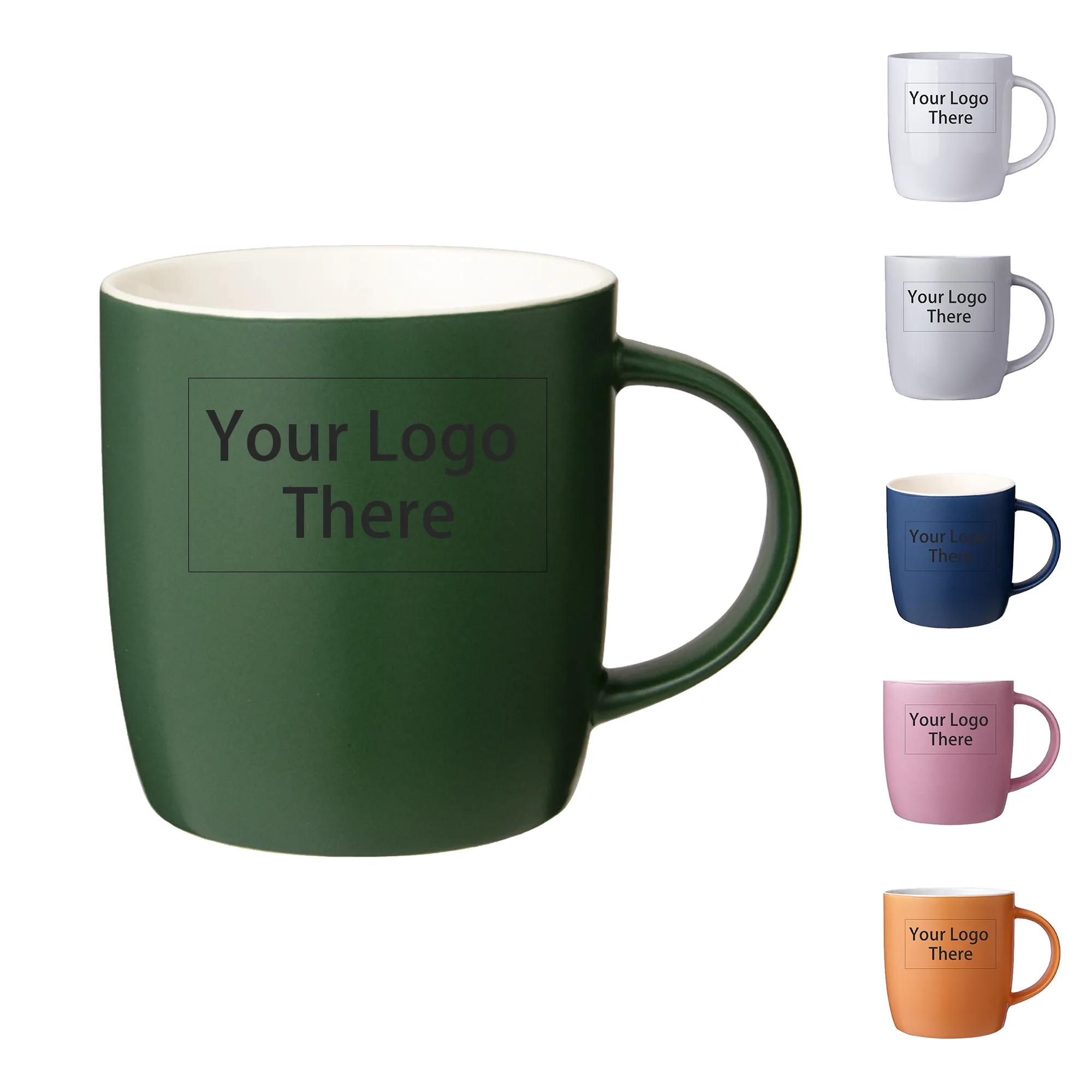 11.8OZ. Classic Ceramic Coffee Milk Mugs